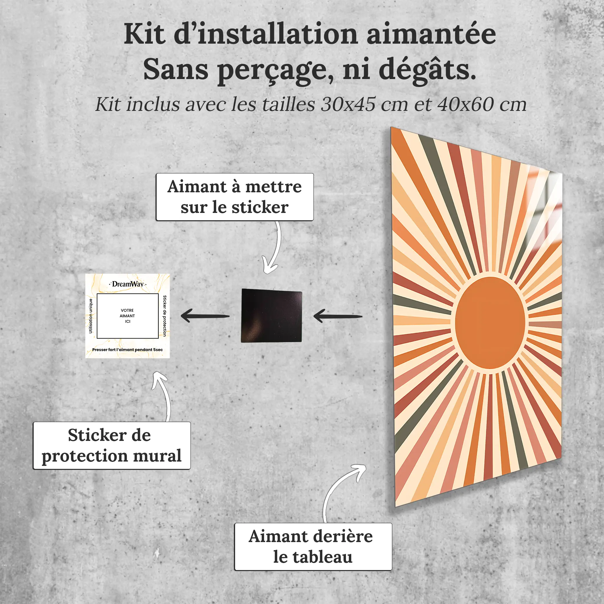 tableau-boheme-psychedelique-avec-installation-aimantee | DreamWay