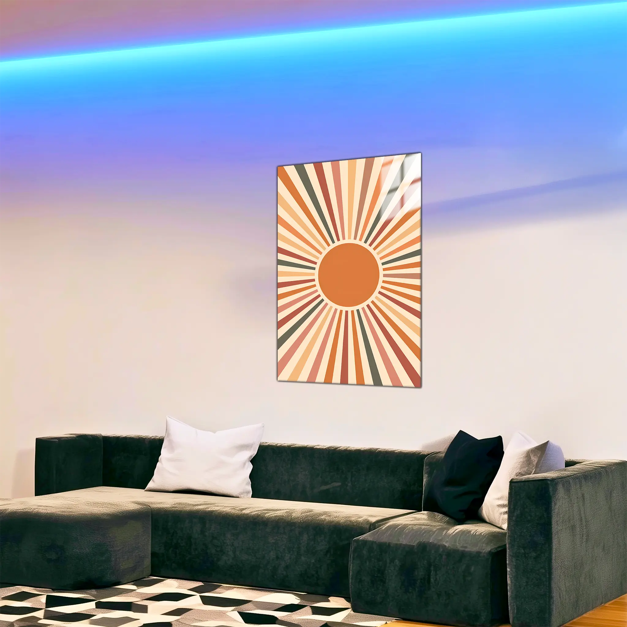 tableau-boheme-psychedelique-dans-le-salon | DreamWay