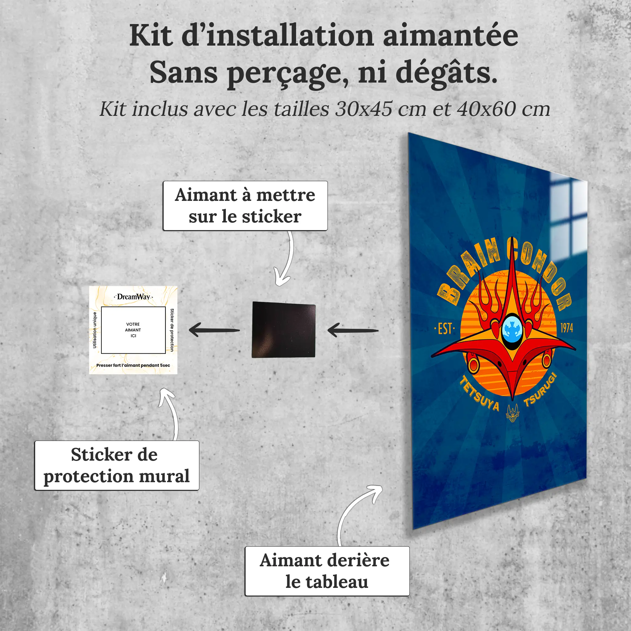 tableau-brain-condor-avec-installation-aimantee | DreamWay