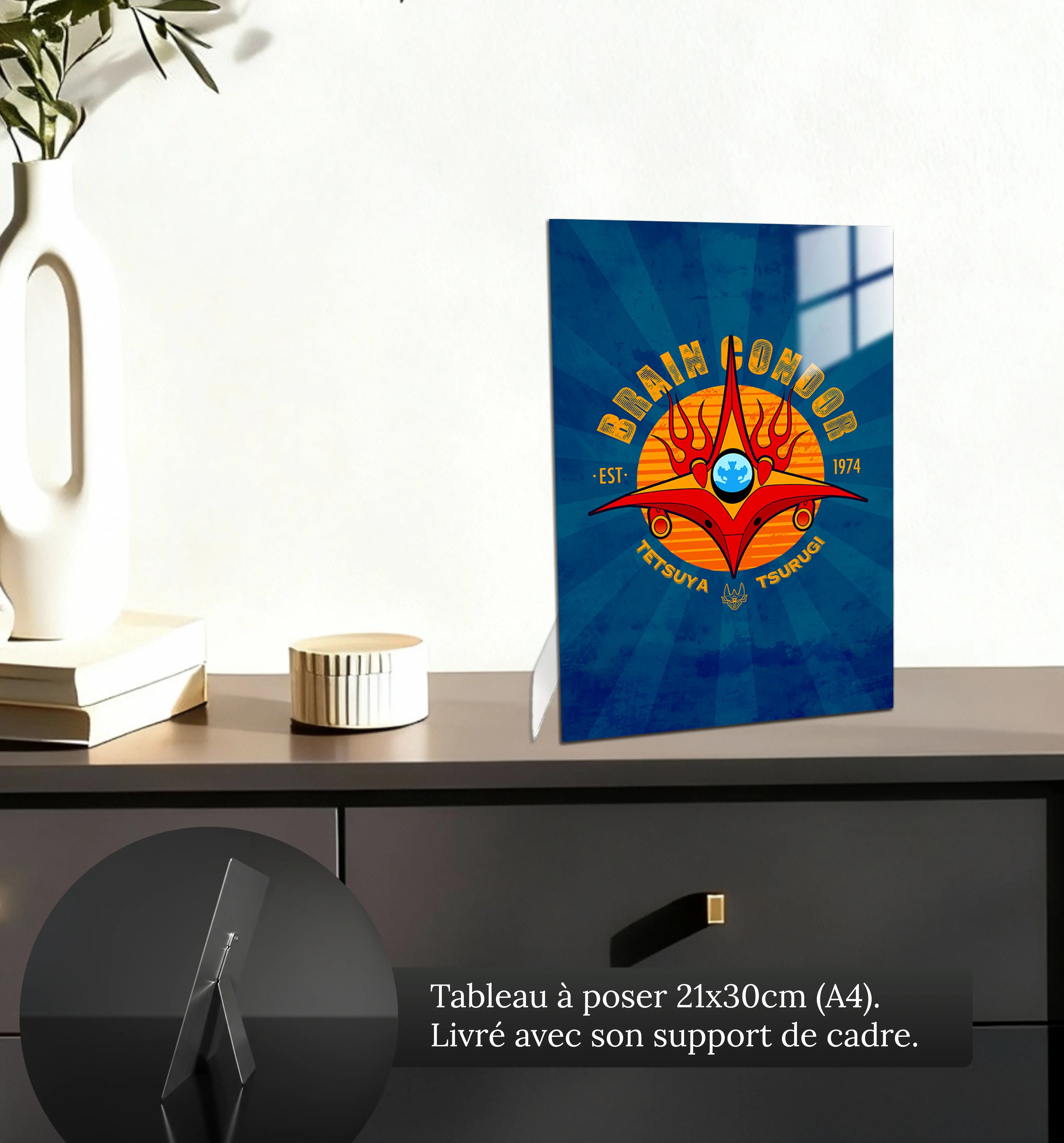 tableau-brain-condor-petit-format-a-poser-sur-meuble | DreamWay