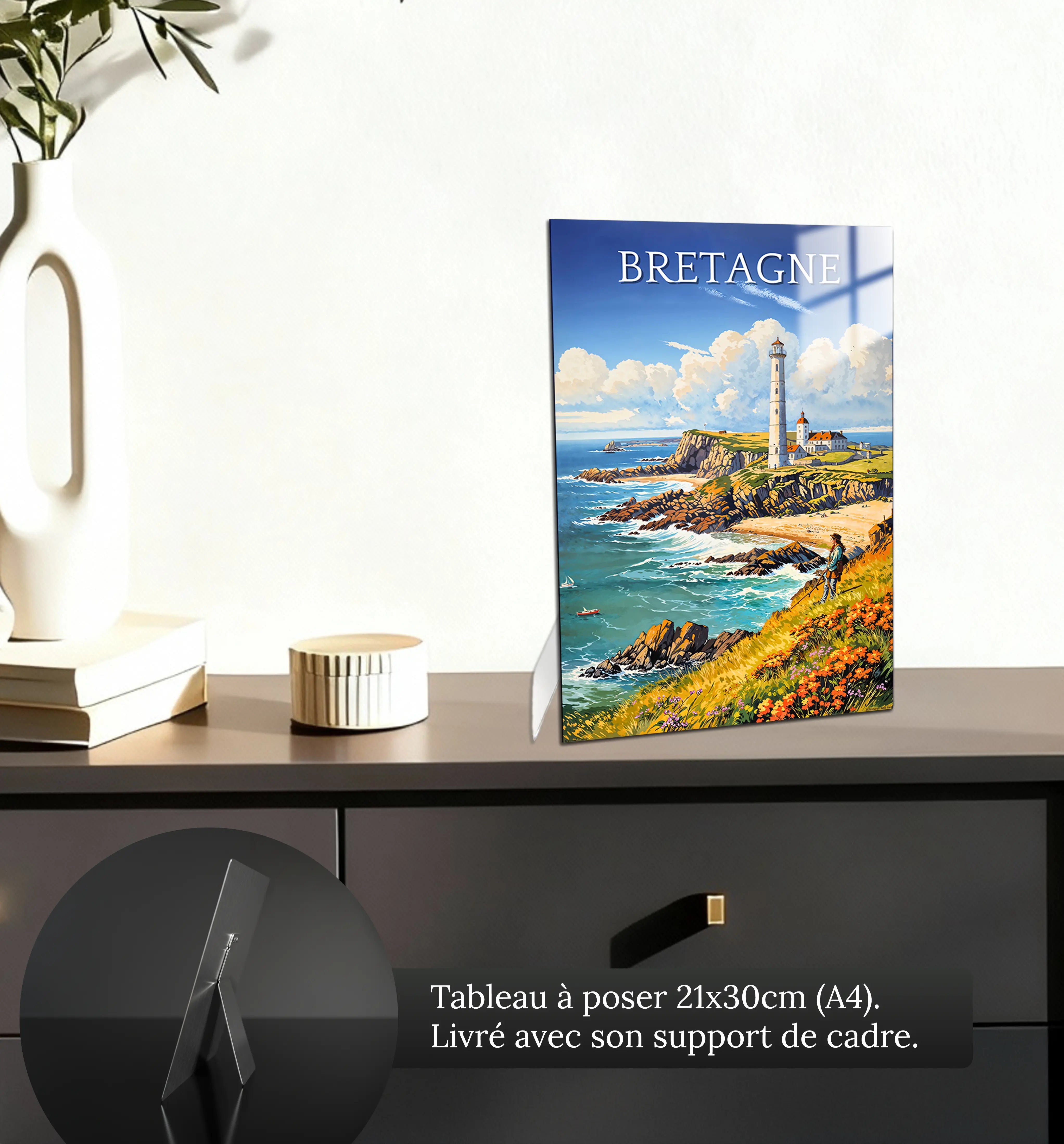 tableau-bretagne-vintage-petit-format-a-poser-sur-meuble | DreamWay