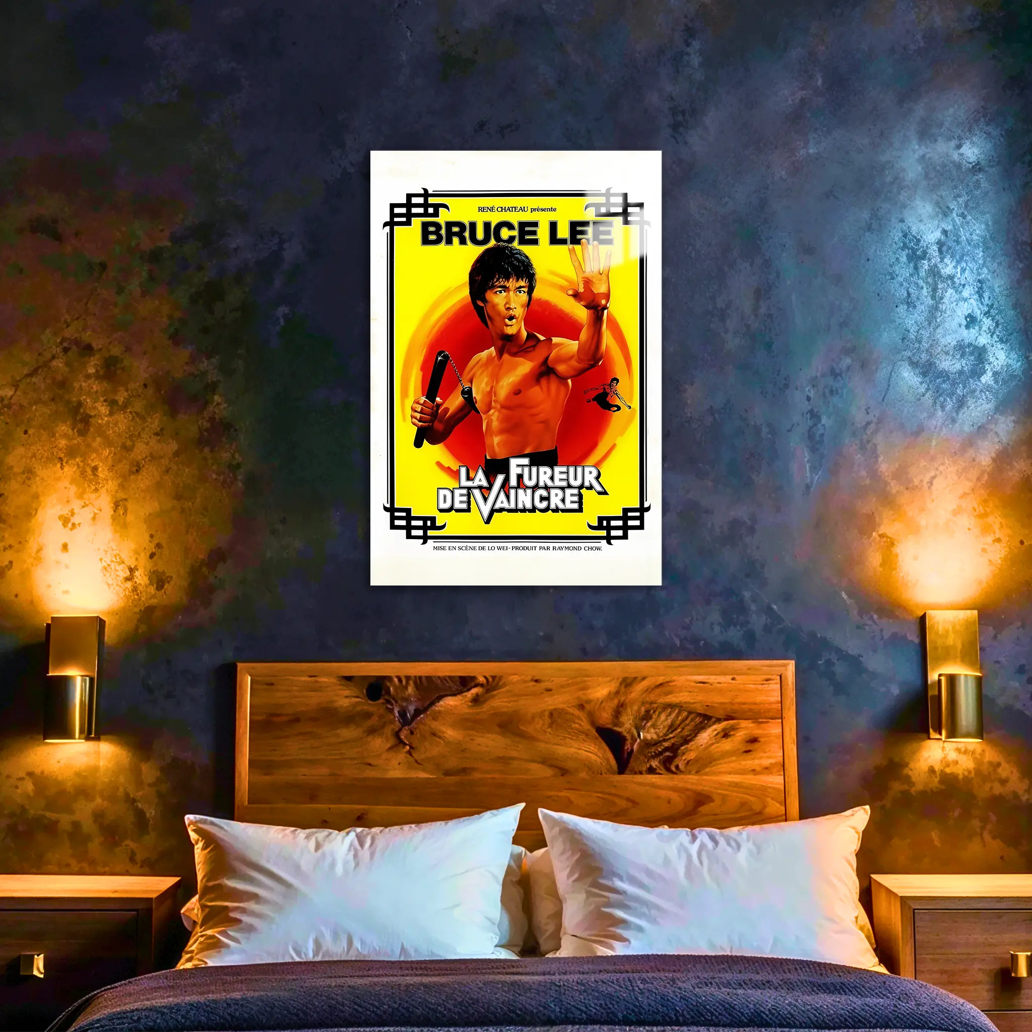 Tableau Bruce Lee Affiche