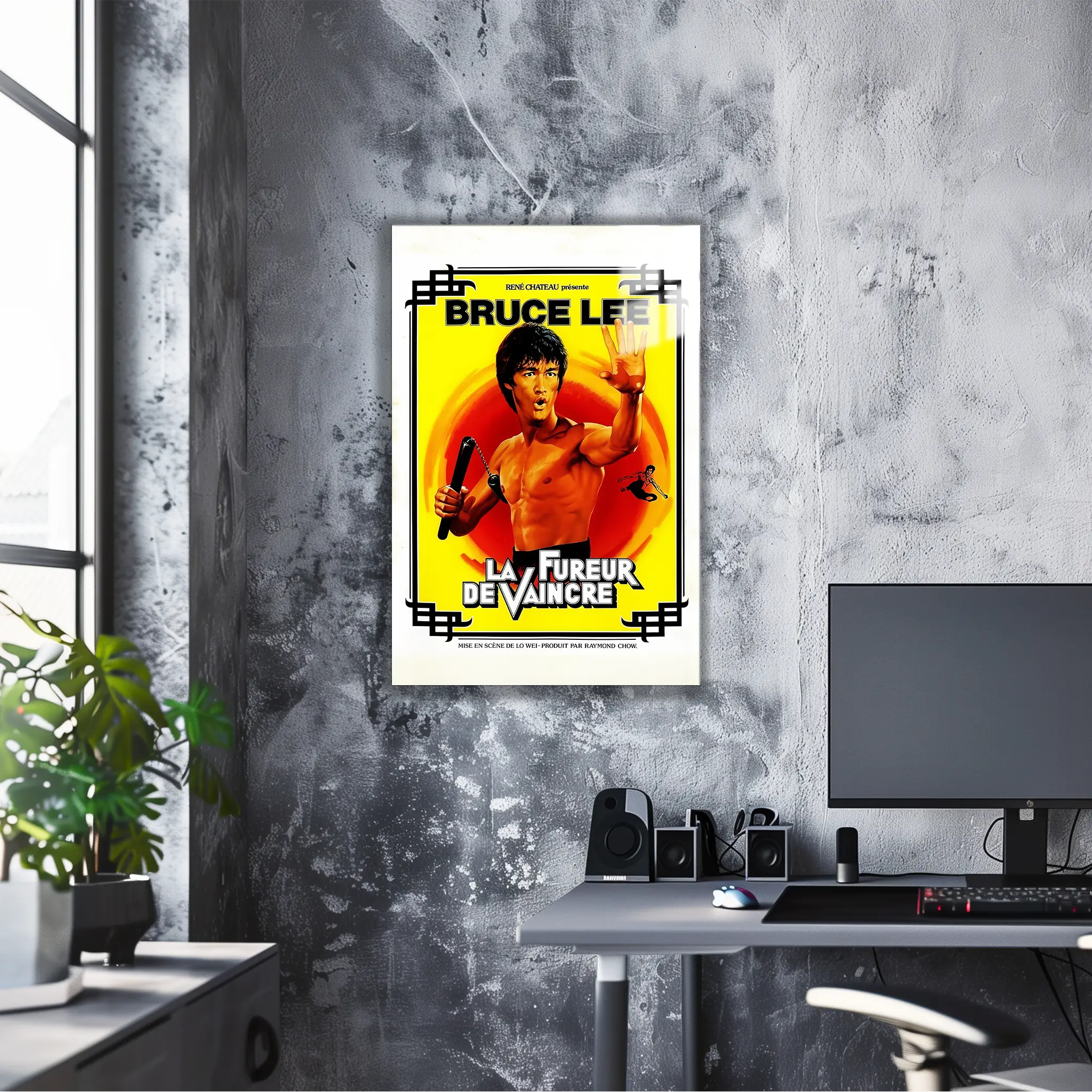 Tableau Bruce Lee Affiche