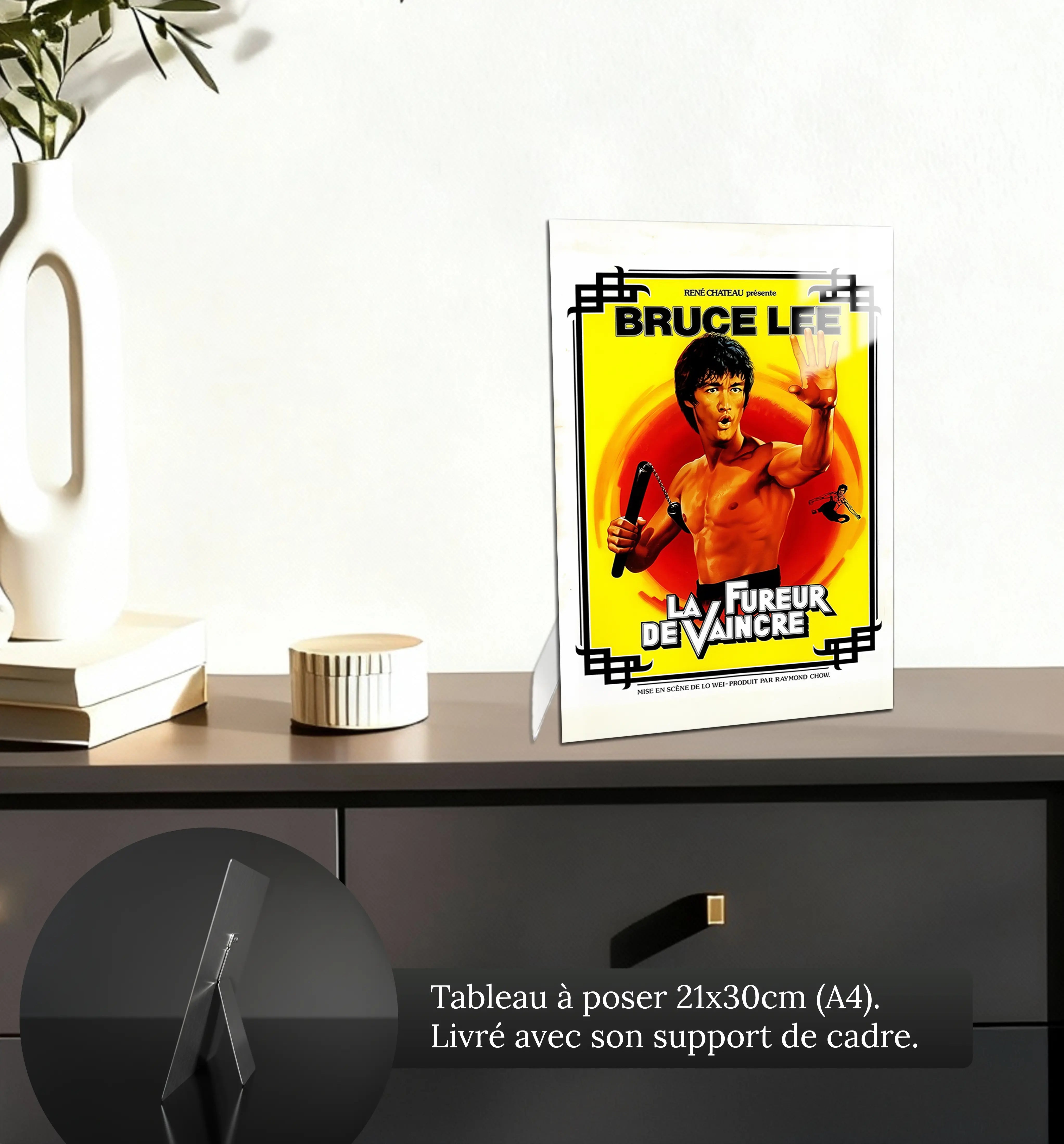 Tableau Bruce Lee Affiche