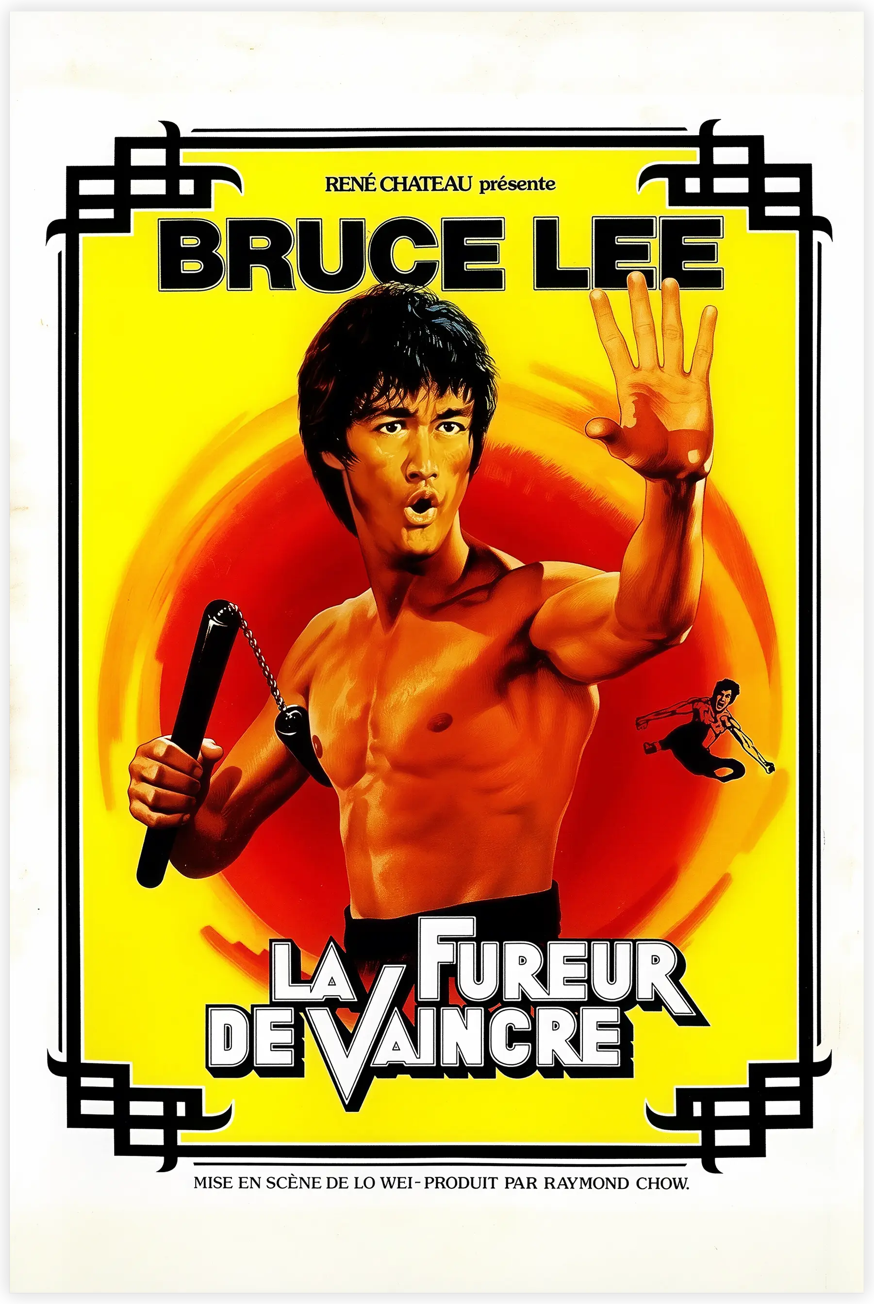 Tableau Bruce Lee Affiche