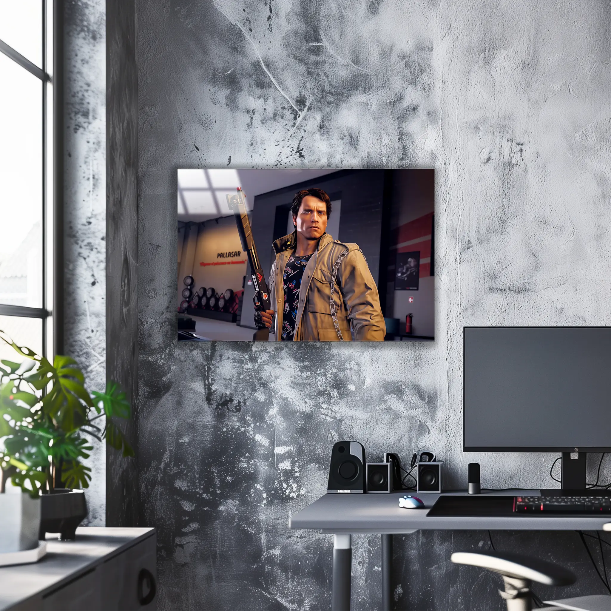 tableau-call-of-duty-black-op-6-terminator-dans-le-bureau | DreamWay
