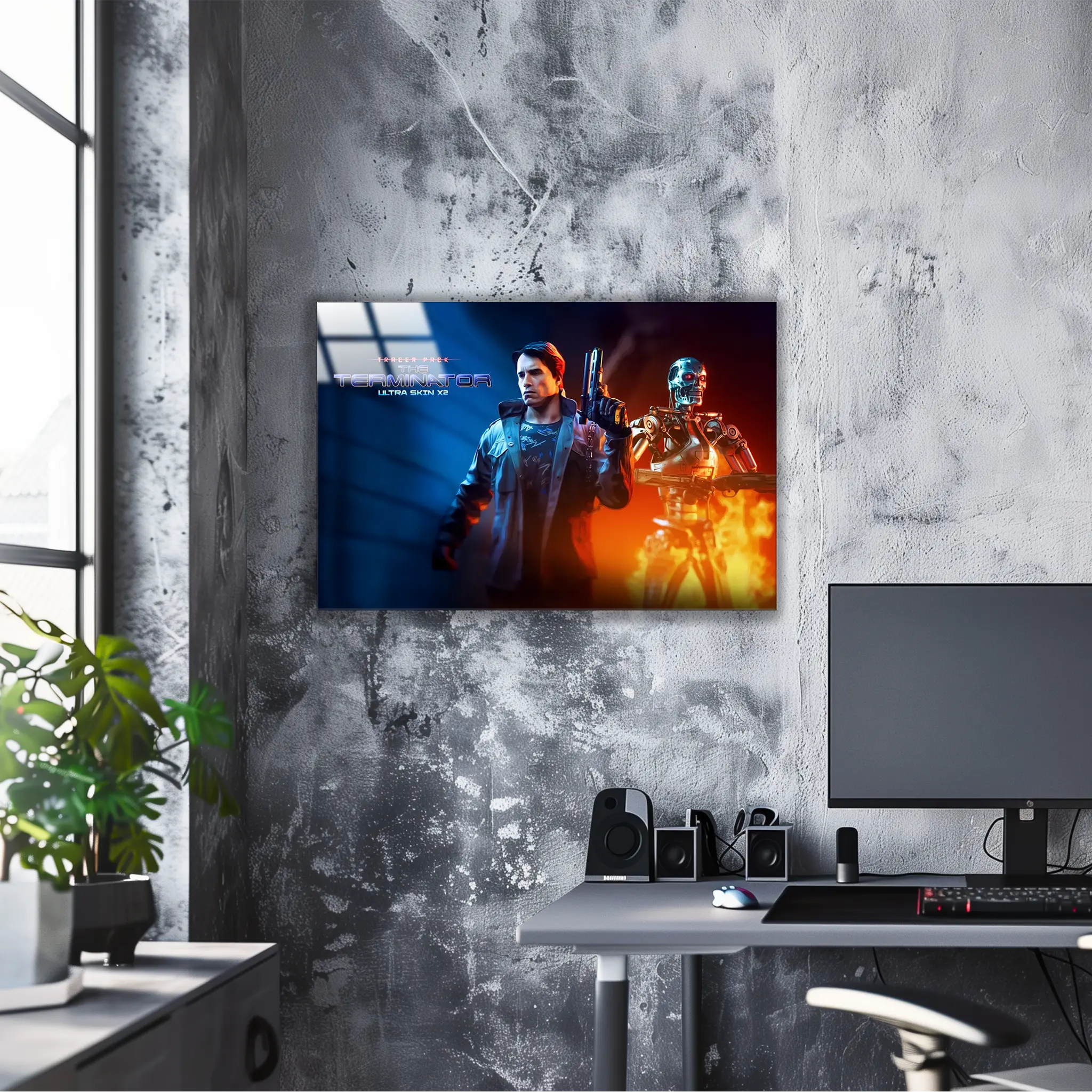 tableau-call-of-duty-terminator-shin-dans-le-bureau | DreamWay