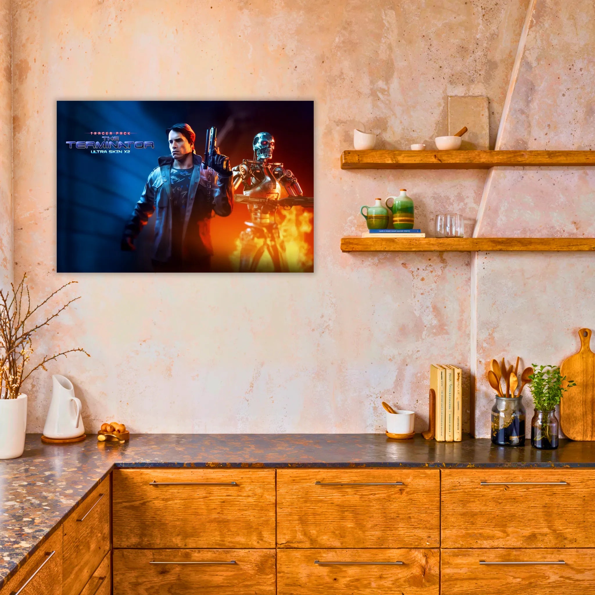 tableau-call-of-duty-terminator-skin-dans-la-cuisine | DreamWay