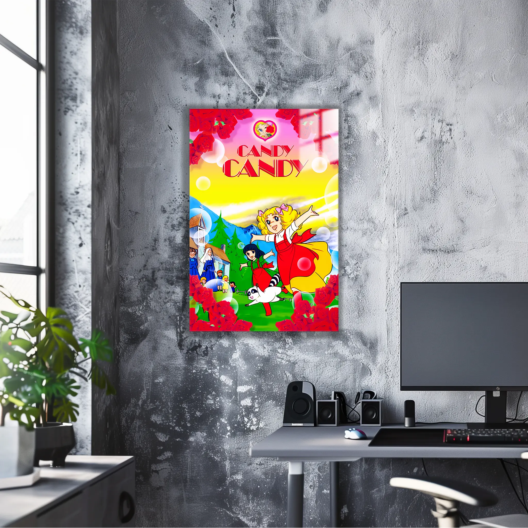 Tableau Candy Candy Fleurie