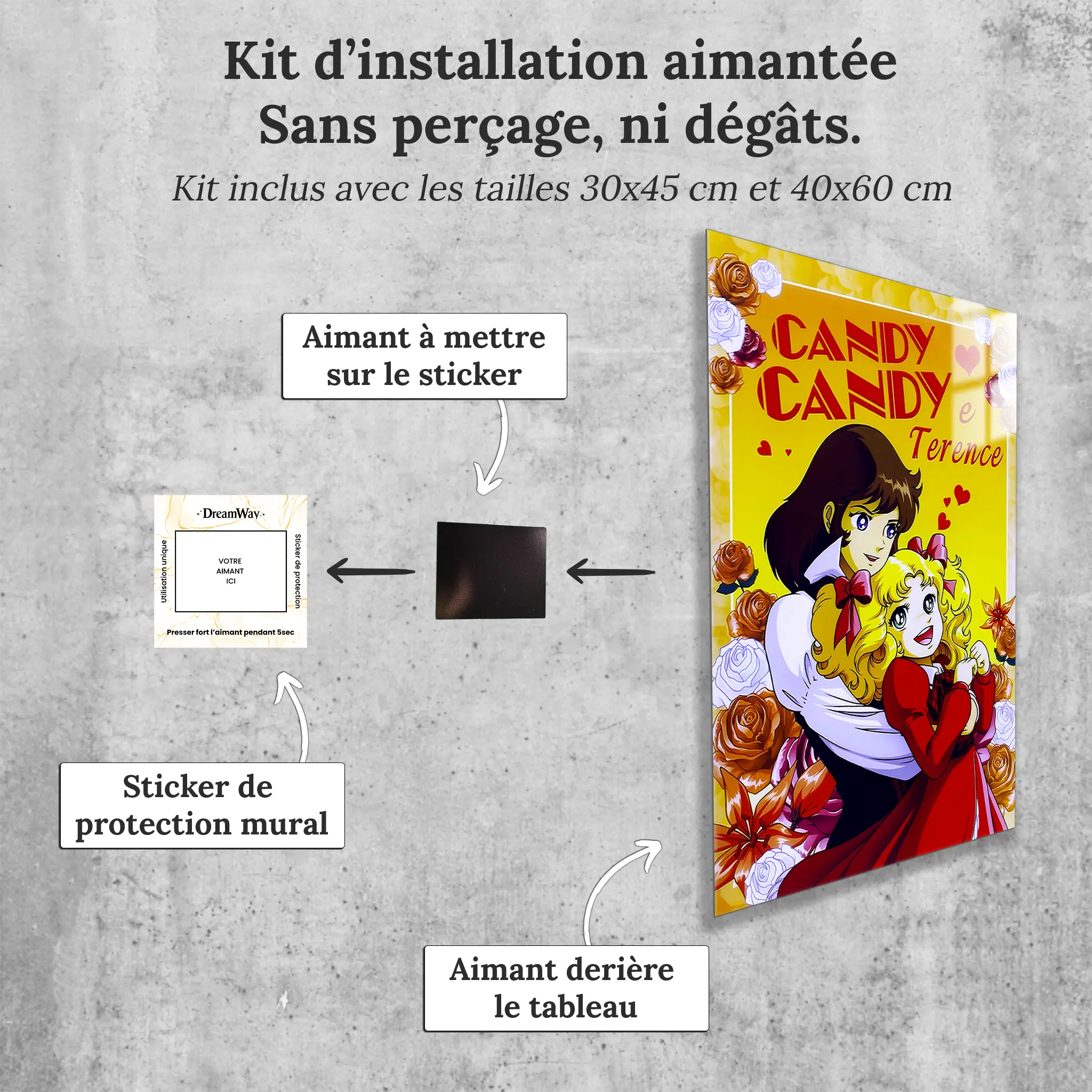 tableau-candy-et-terence-avec-installation-aimantee | DreamWay