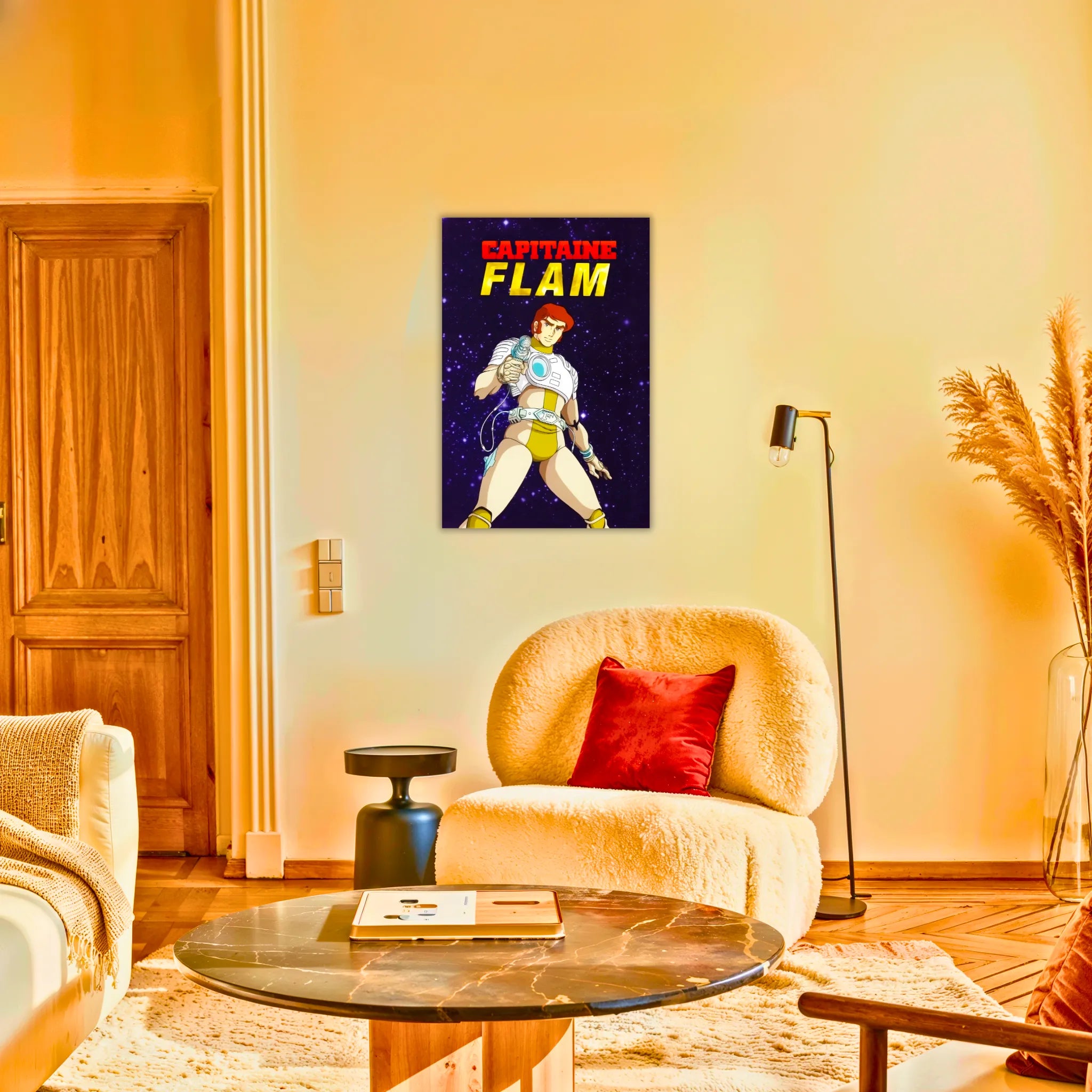 tableau-capitaine-flam-affiche-au-salon | DreamWay