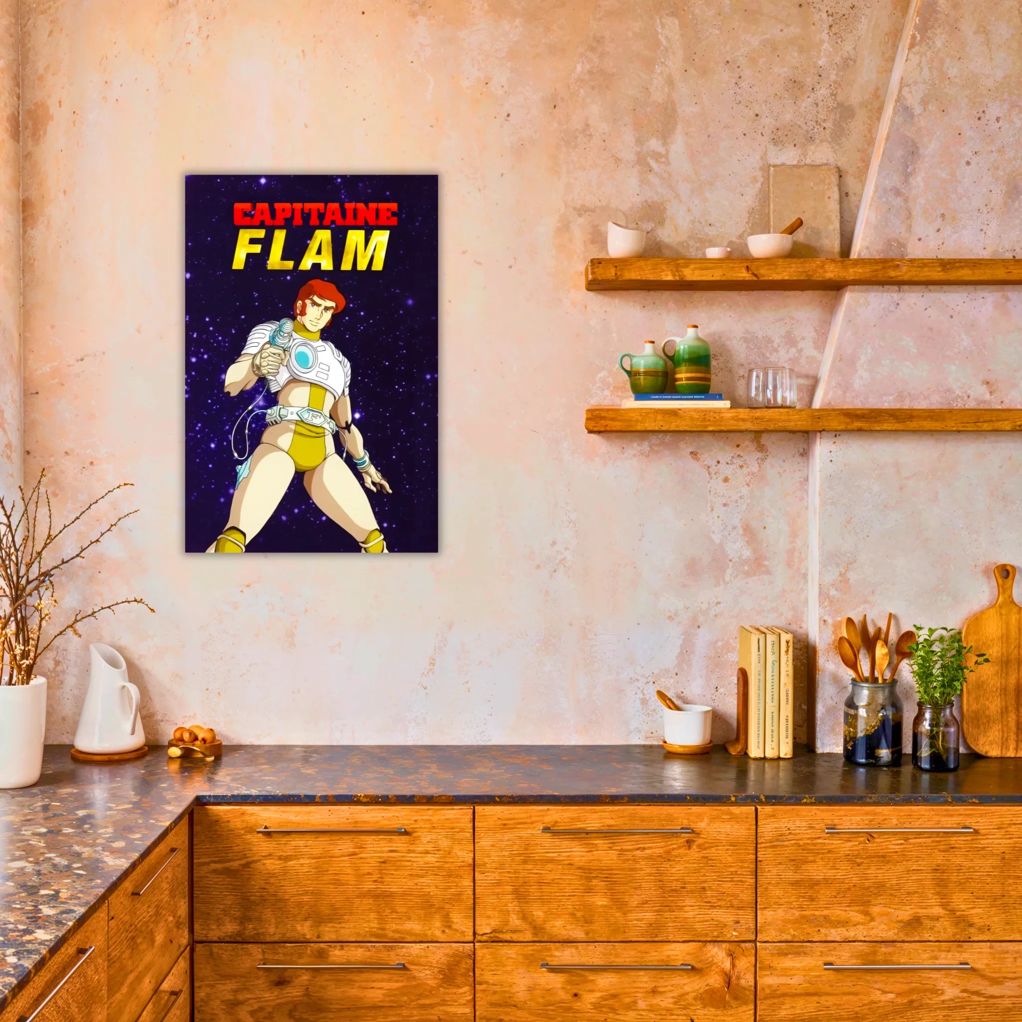 tableau-capitaine-flam-affiche-dans-la-cuisine | DreamWay