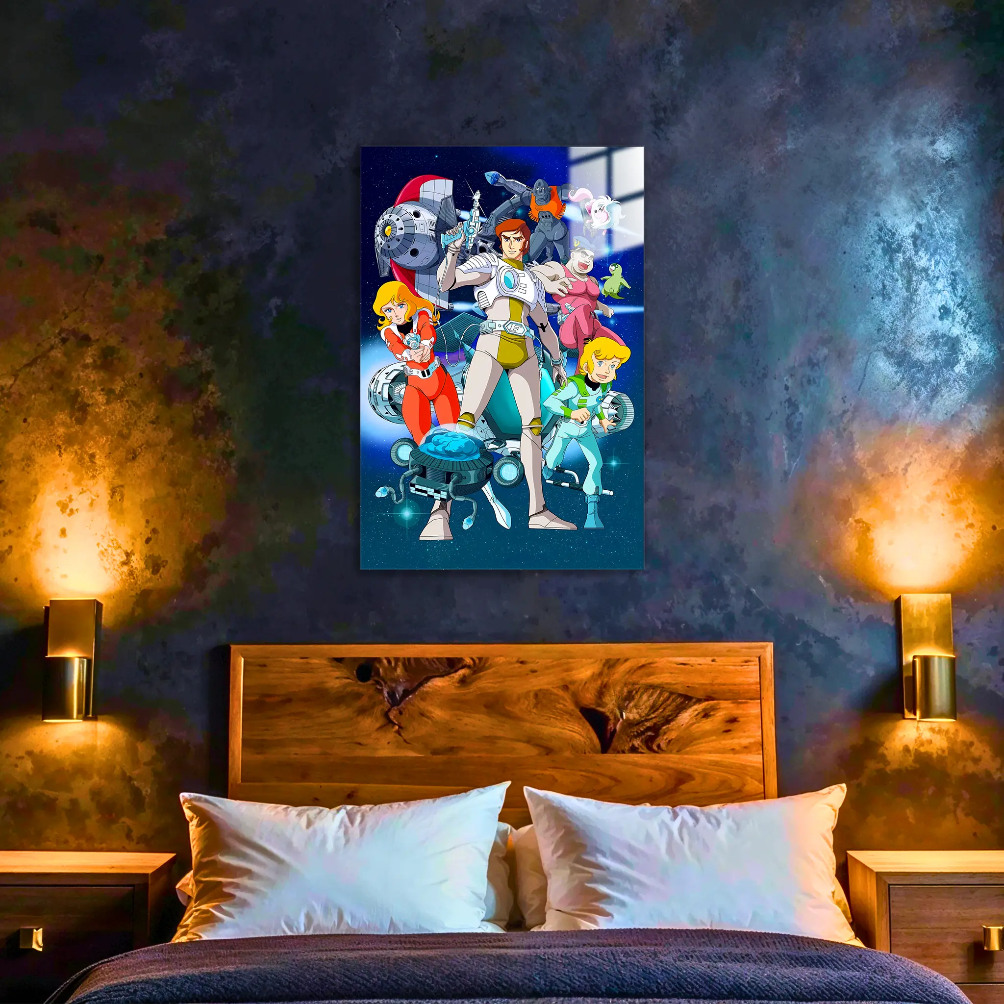 tableau-capitaine-flam-et-son-equipe-dans-la-chambre | DreamWay