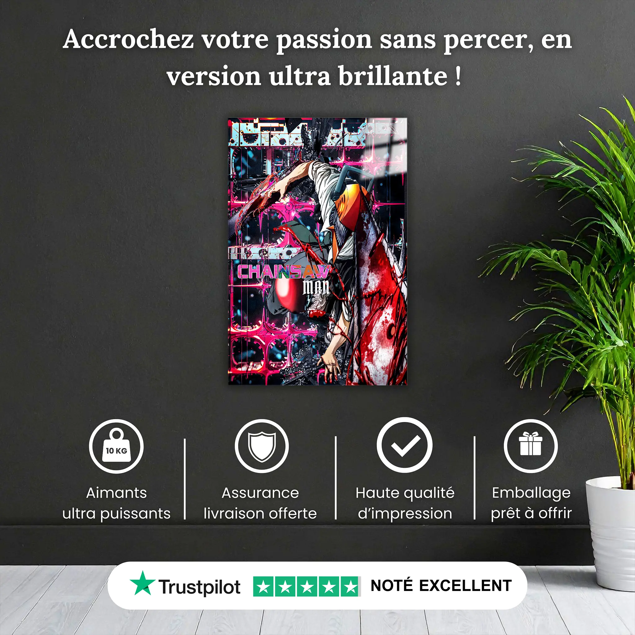 tableau-chainsaw-man-denji-brutalism-pourquoi-acheter | DreamWay