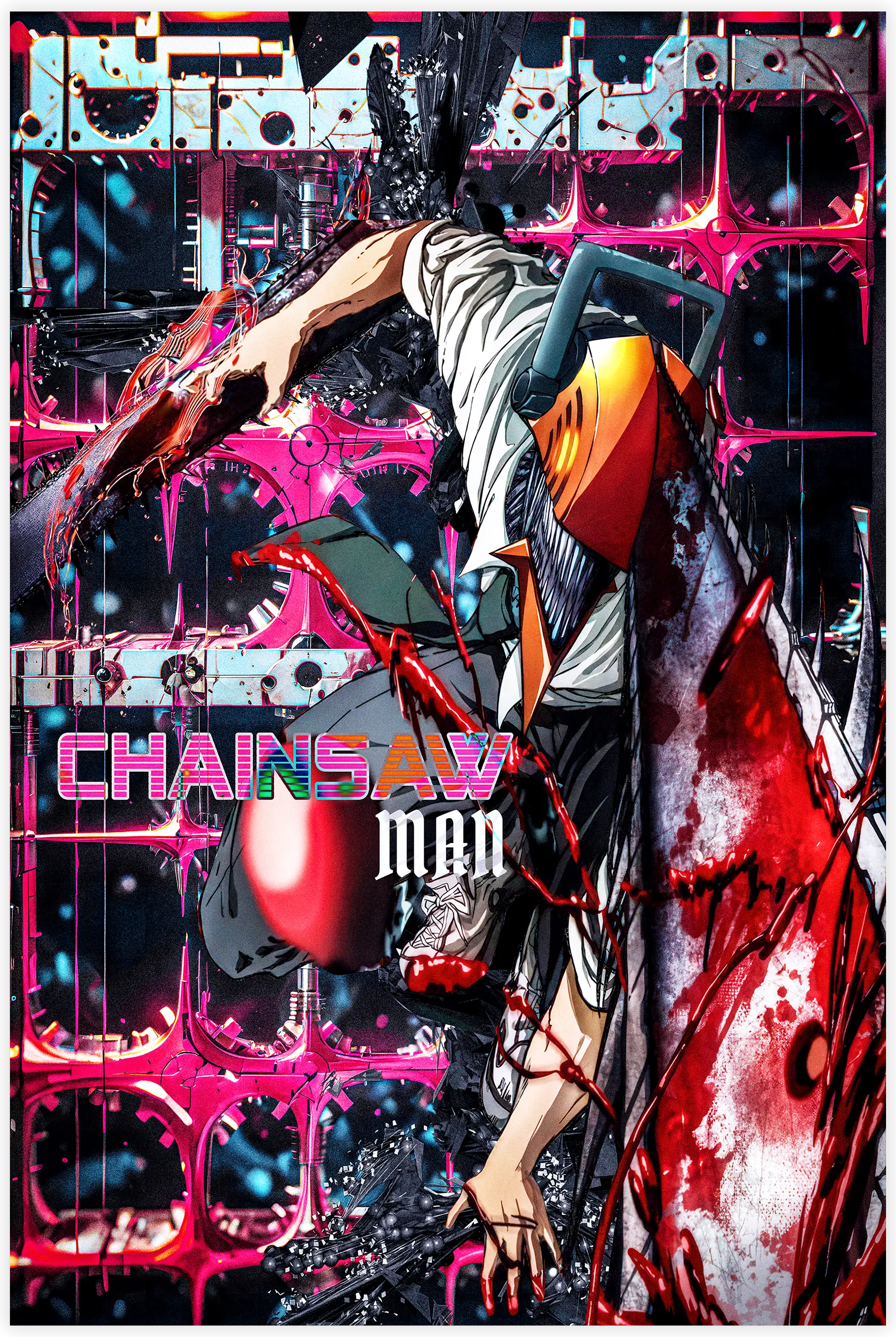 tableau-chainsaw-man-denji-brutalism | DreamWay