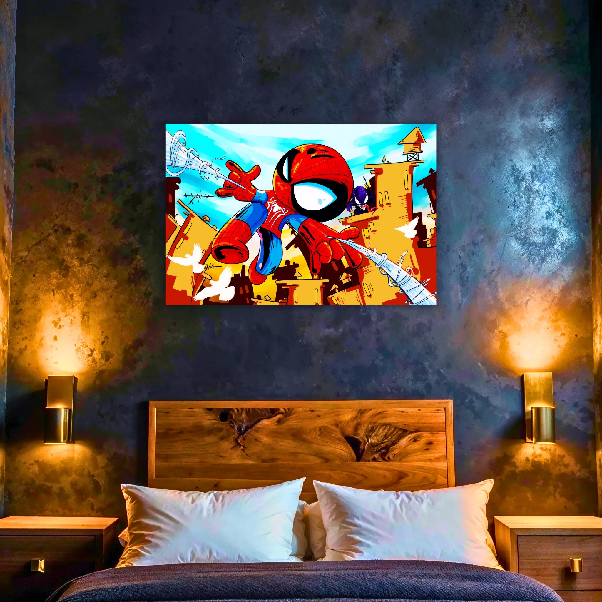 Tableau Chibi Spiderman Matama