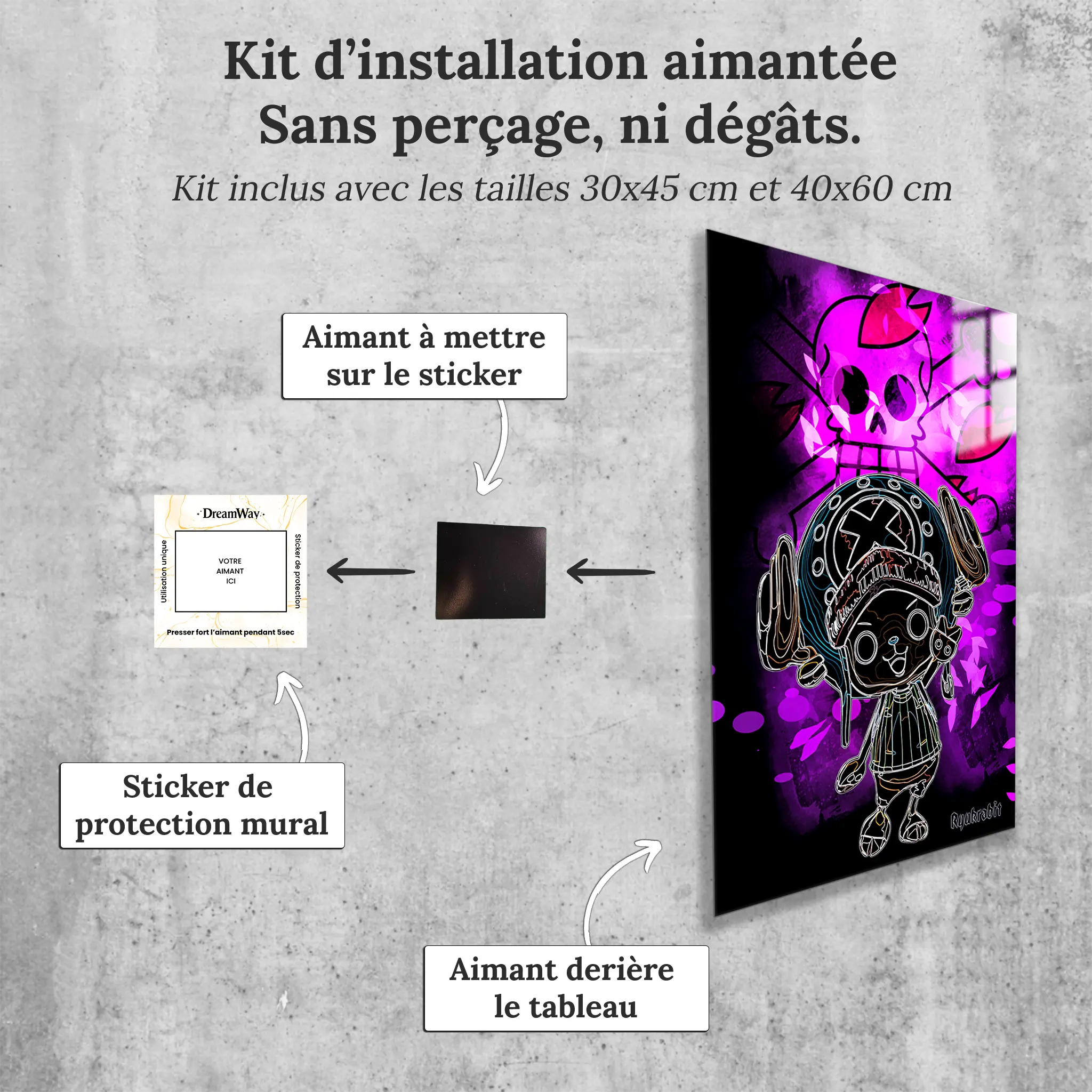 tableau-chopper-avec-installation-aimantee | DreamWay