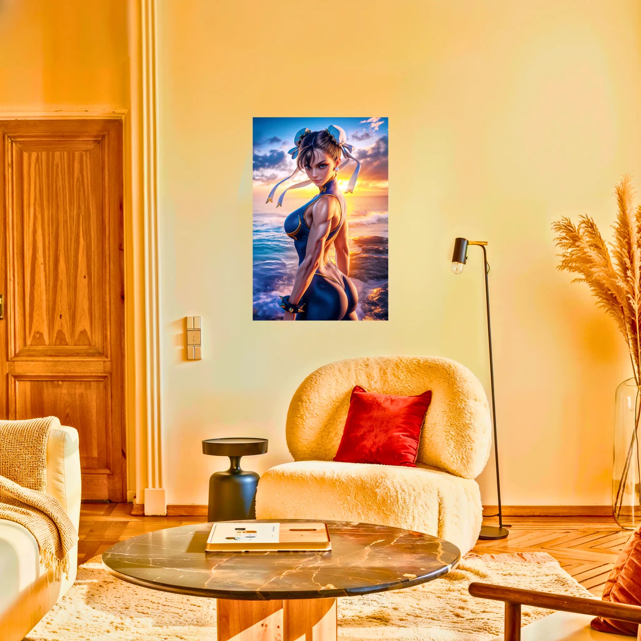 Tableau Chun-Li Street Fighter Réalise