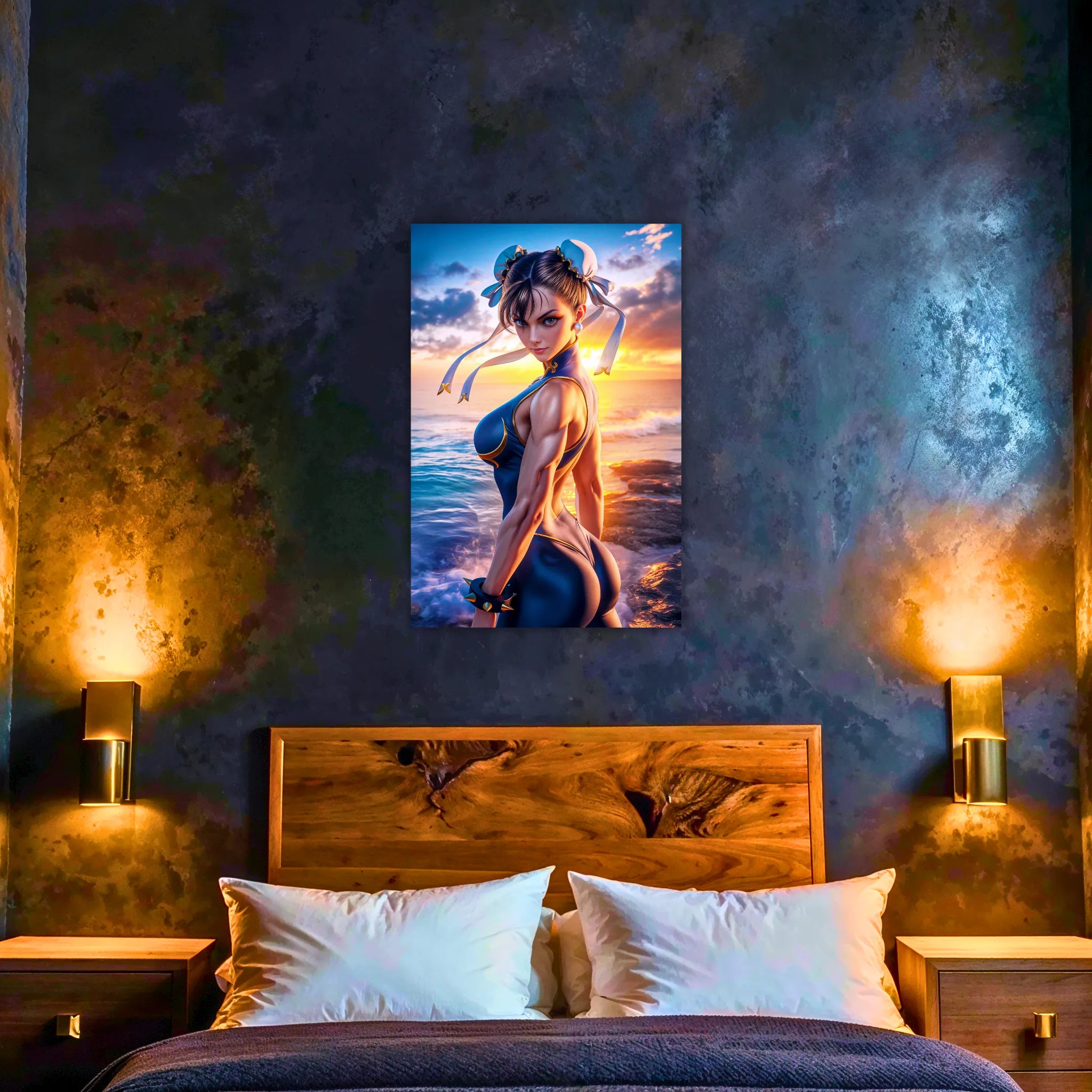 Tableau Chun-Li Street Fighter Réalise