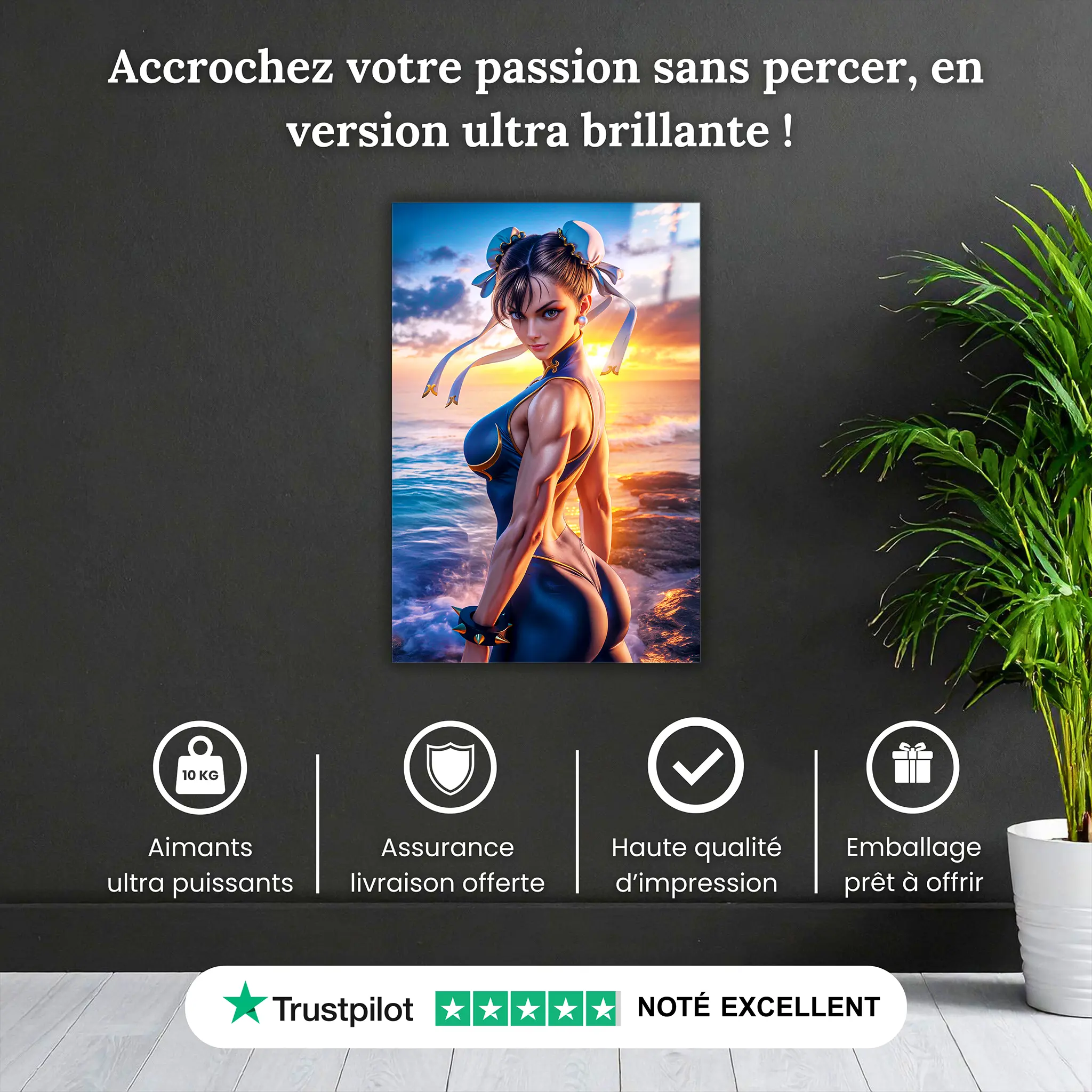 tableau-chun-li-street-fighter-realiste-pourquoi-acheter | DreamWay