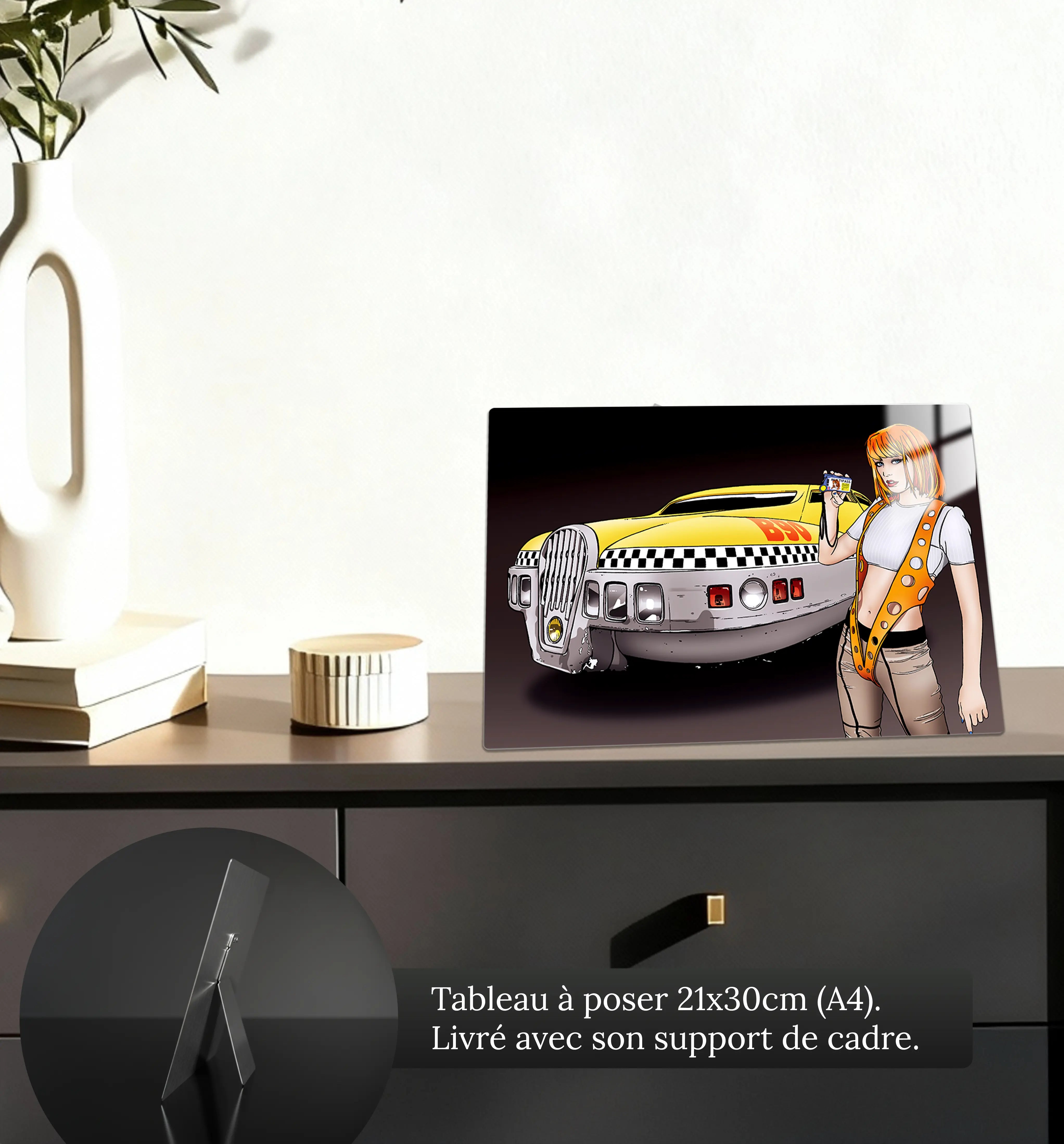 tableau-cinquieme-element-leeloo-petit-format-a-poser-sur-meuble | DreamWay