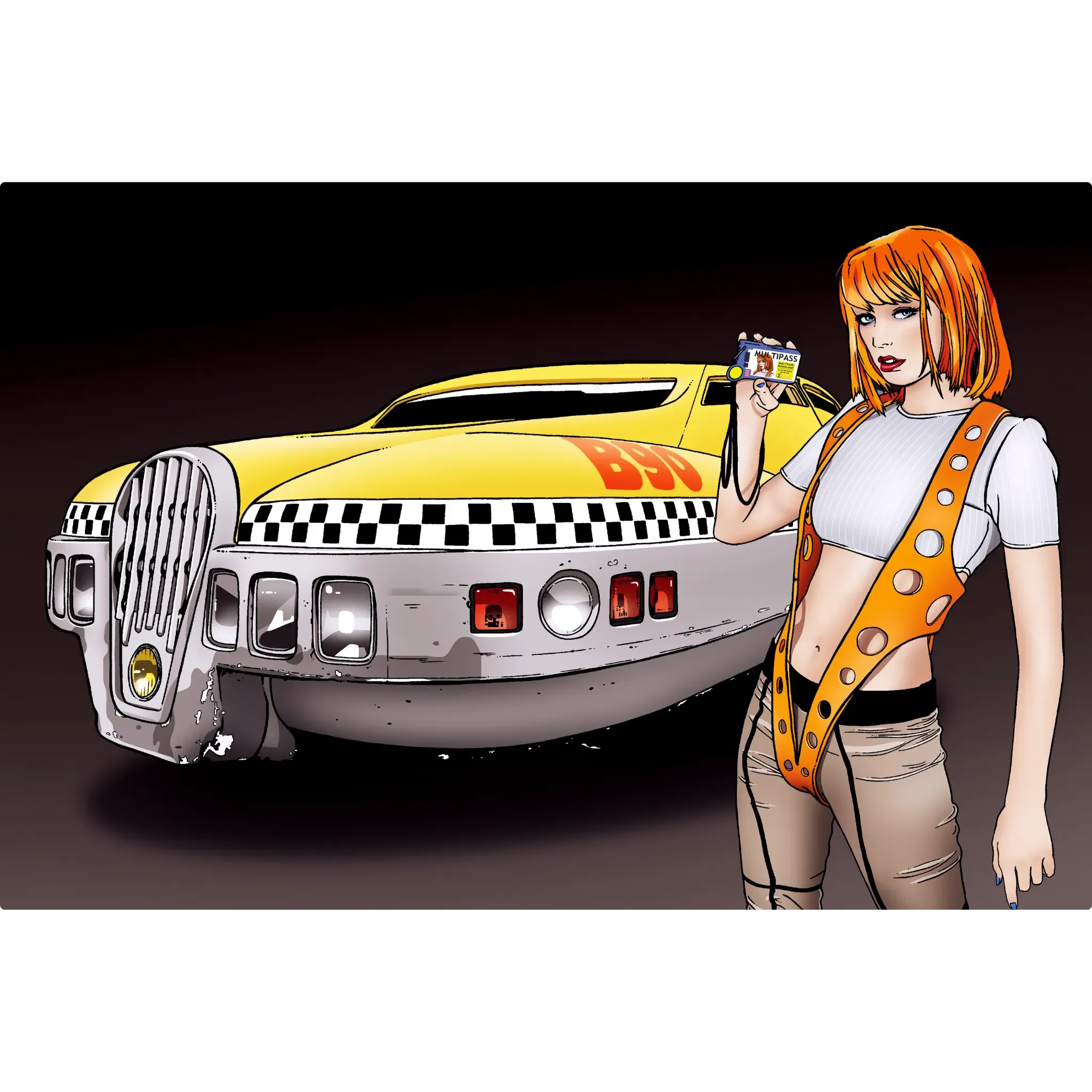 Tableau Cinquième Element Leeloo