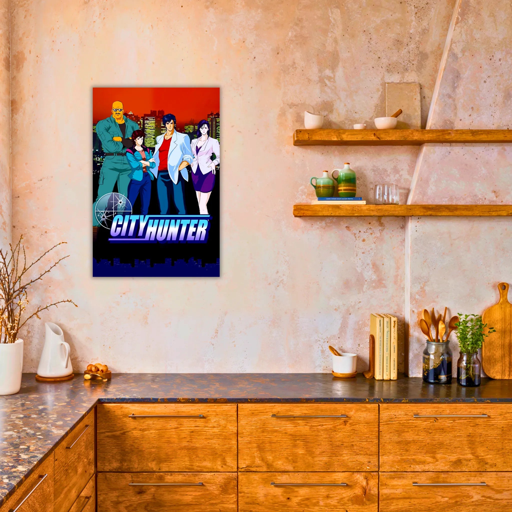Tableau City Hunter Les Héros