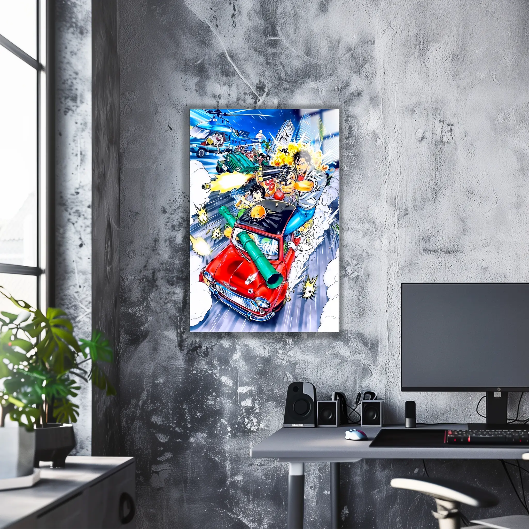 tableau-city-hunter-nicky-larson-bd-dans-le-bureau | DreamWay