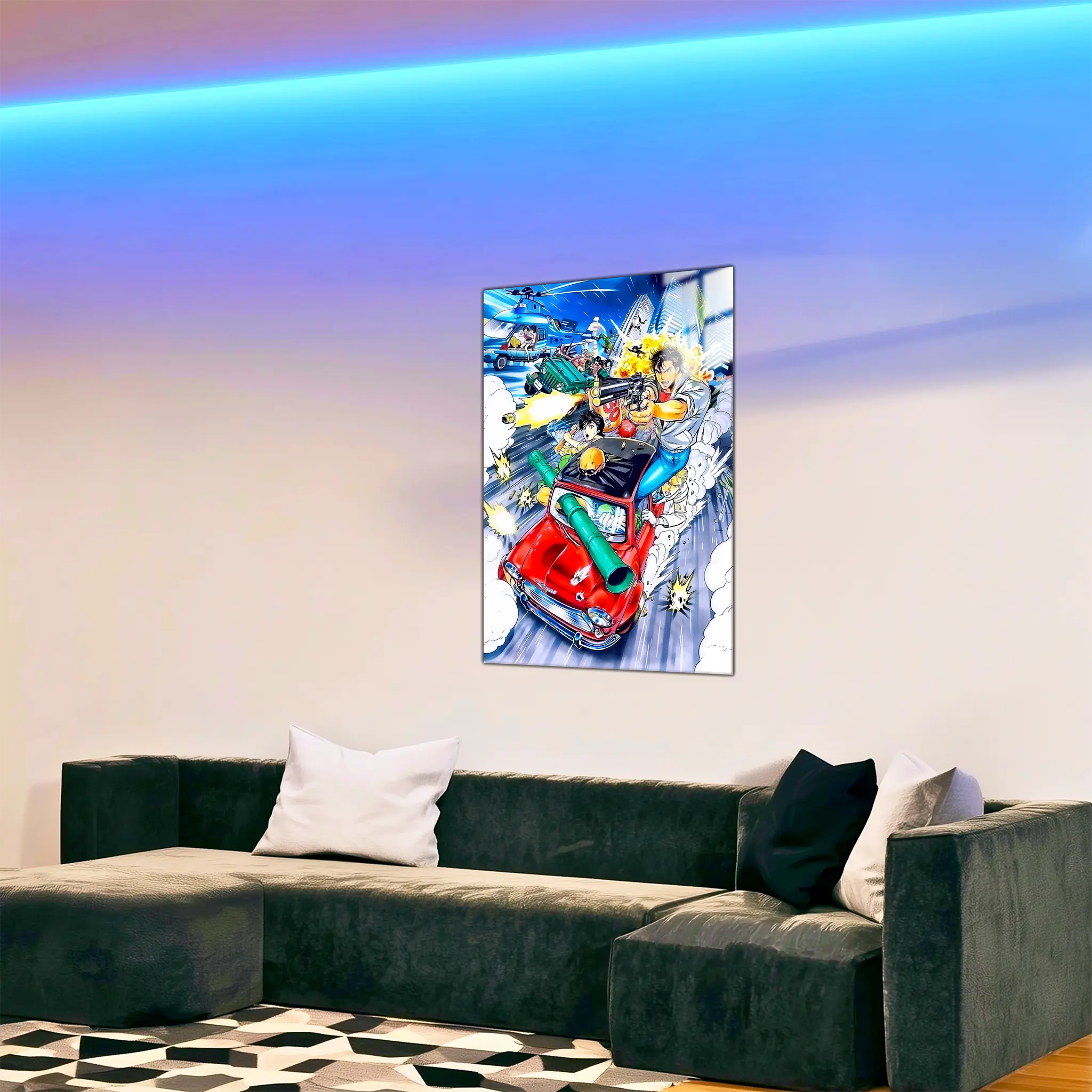 tableau-city-hunter-nicky-larson-bd-dans-le-salon | DreamWay