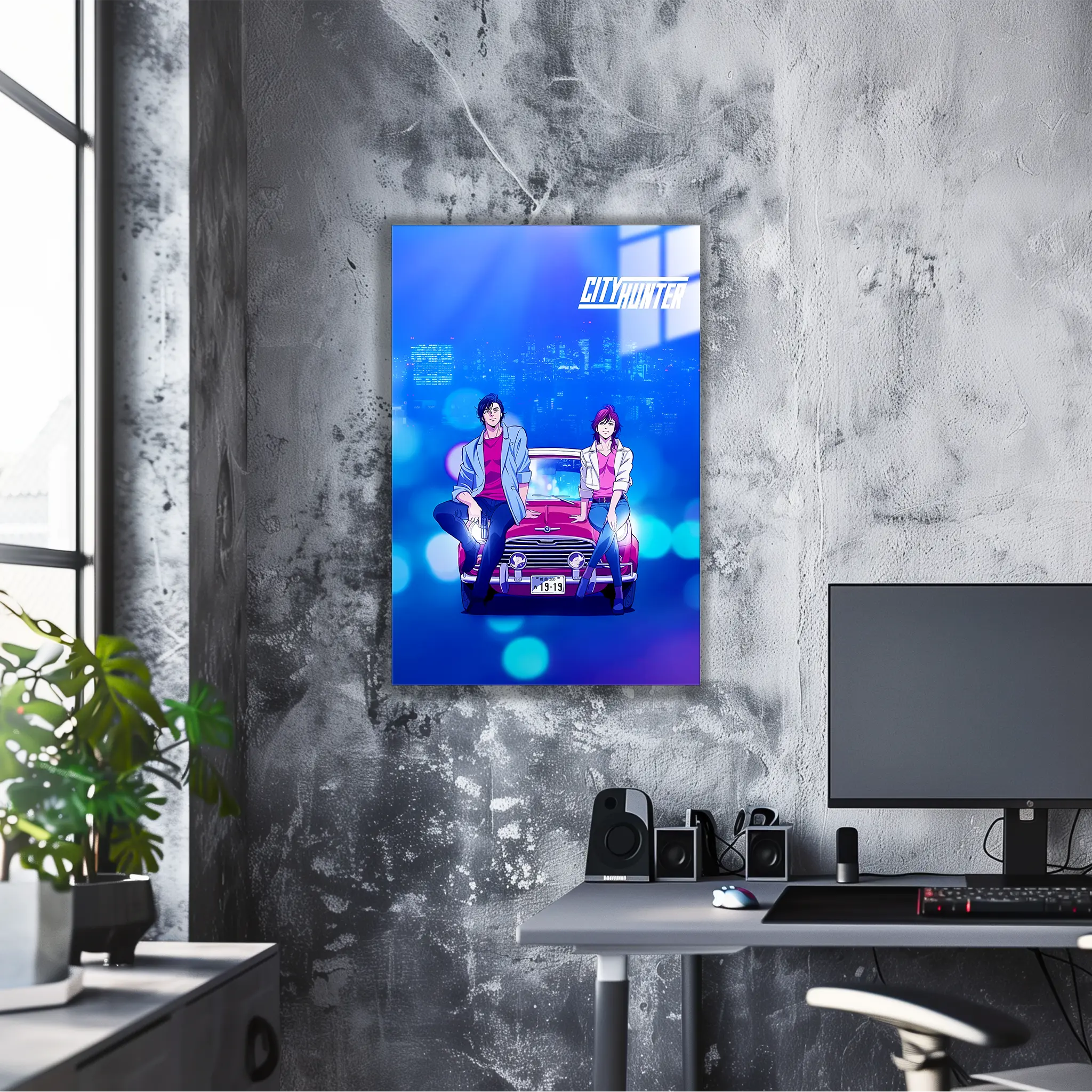 Tableau City Hunter Nicky Larson Et Laura