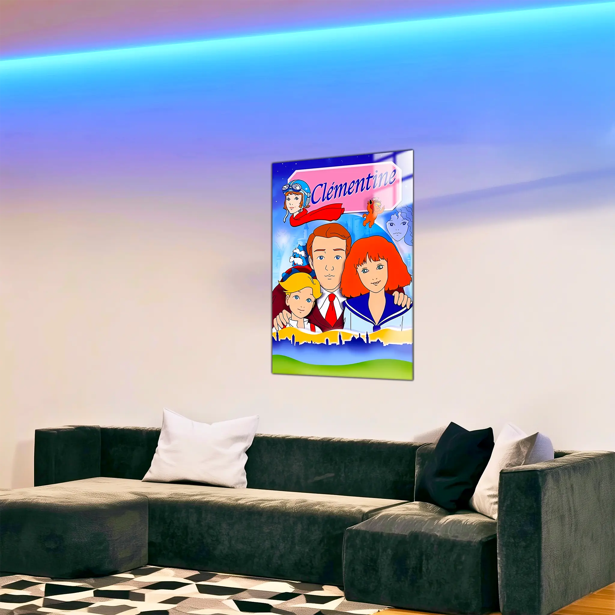tableau-clementine-affiche-dans-le-salon | DreamWay