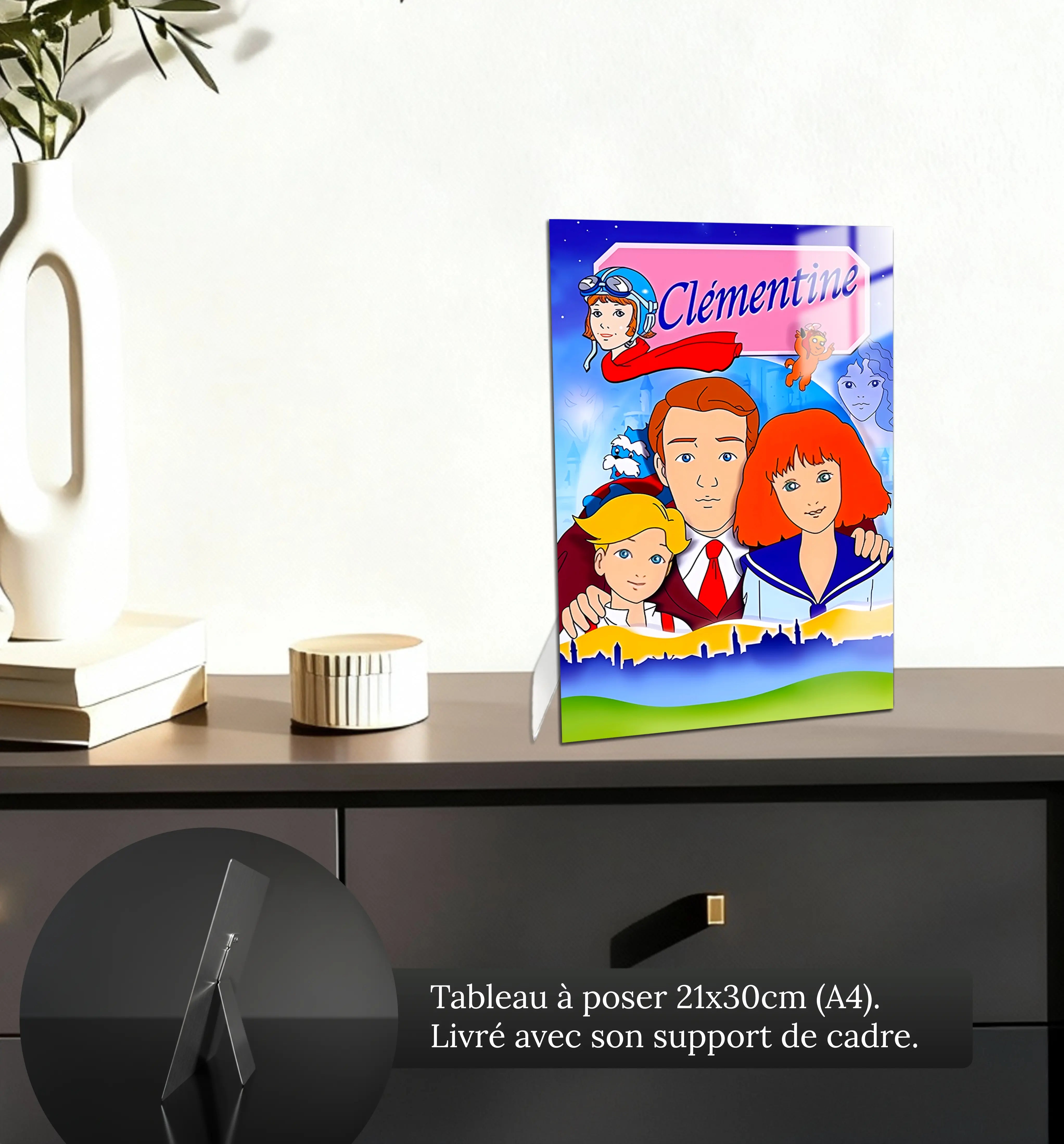 tableau-clementine-affiche-petit-format-a-poser-sur-meuble | DreamWay