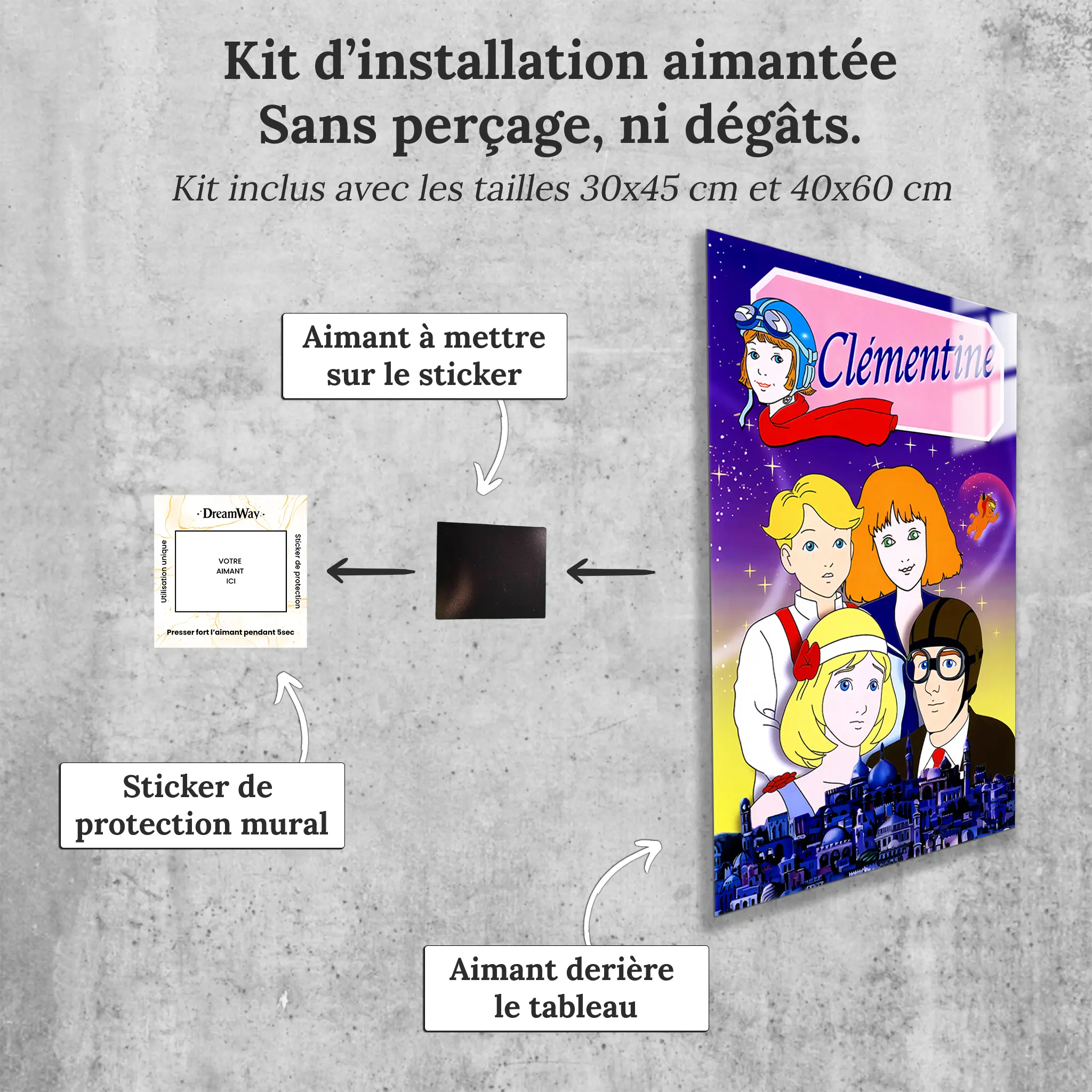 tableau-clementine-avec-installation-aimantee | DreamWay