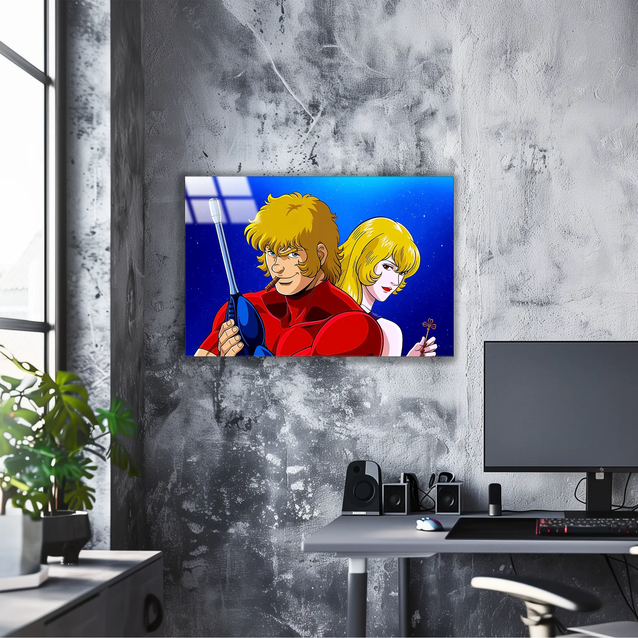 tableau-cobra-et-jane-portrait-dans-le-bureau | DreamWay