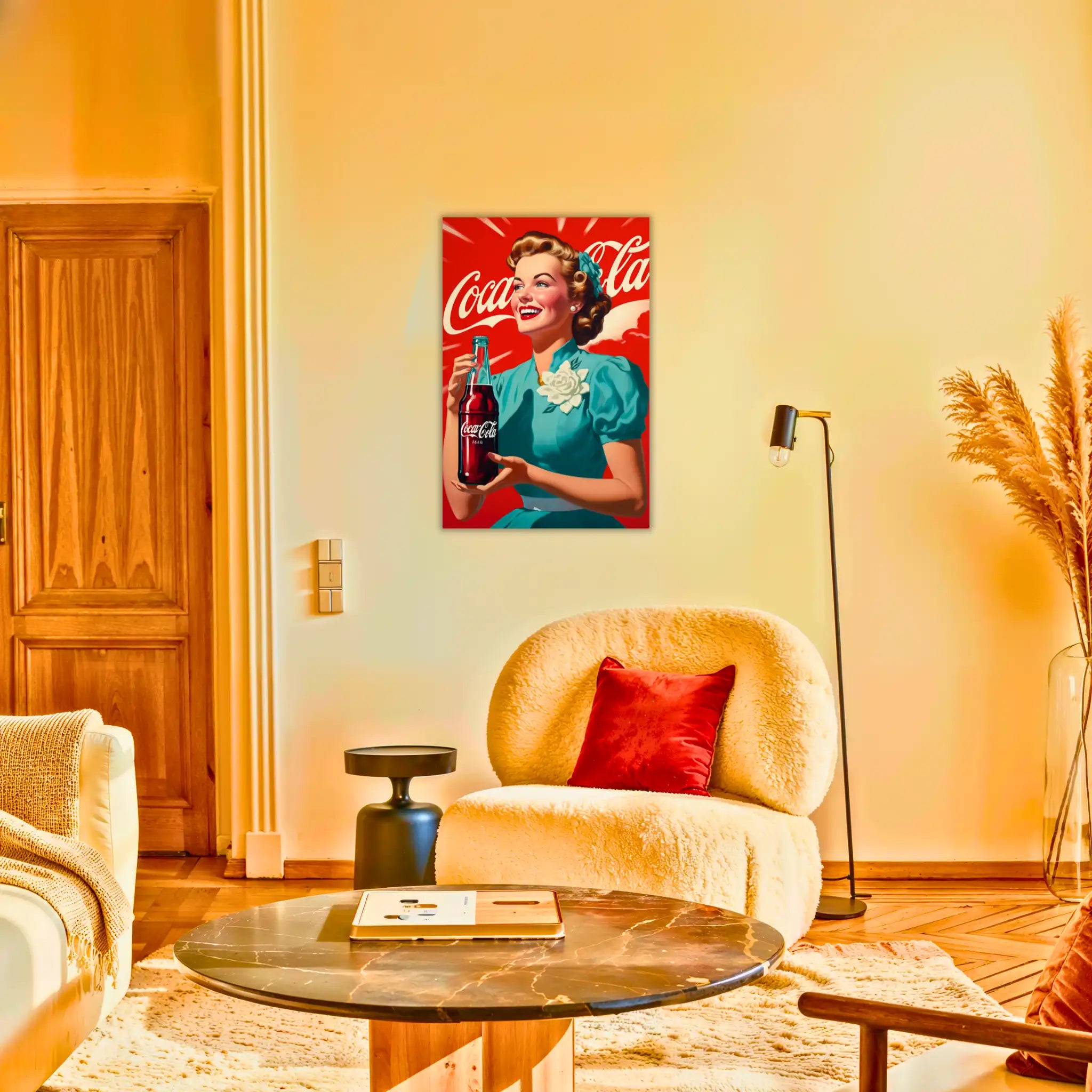 tableau-coca-cola-vintage-au-salon | DreamWay