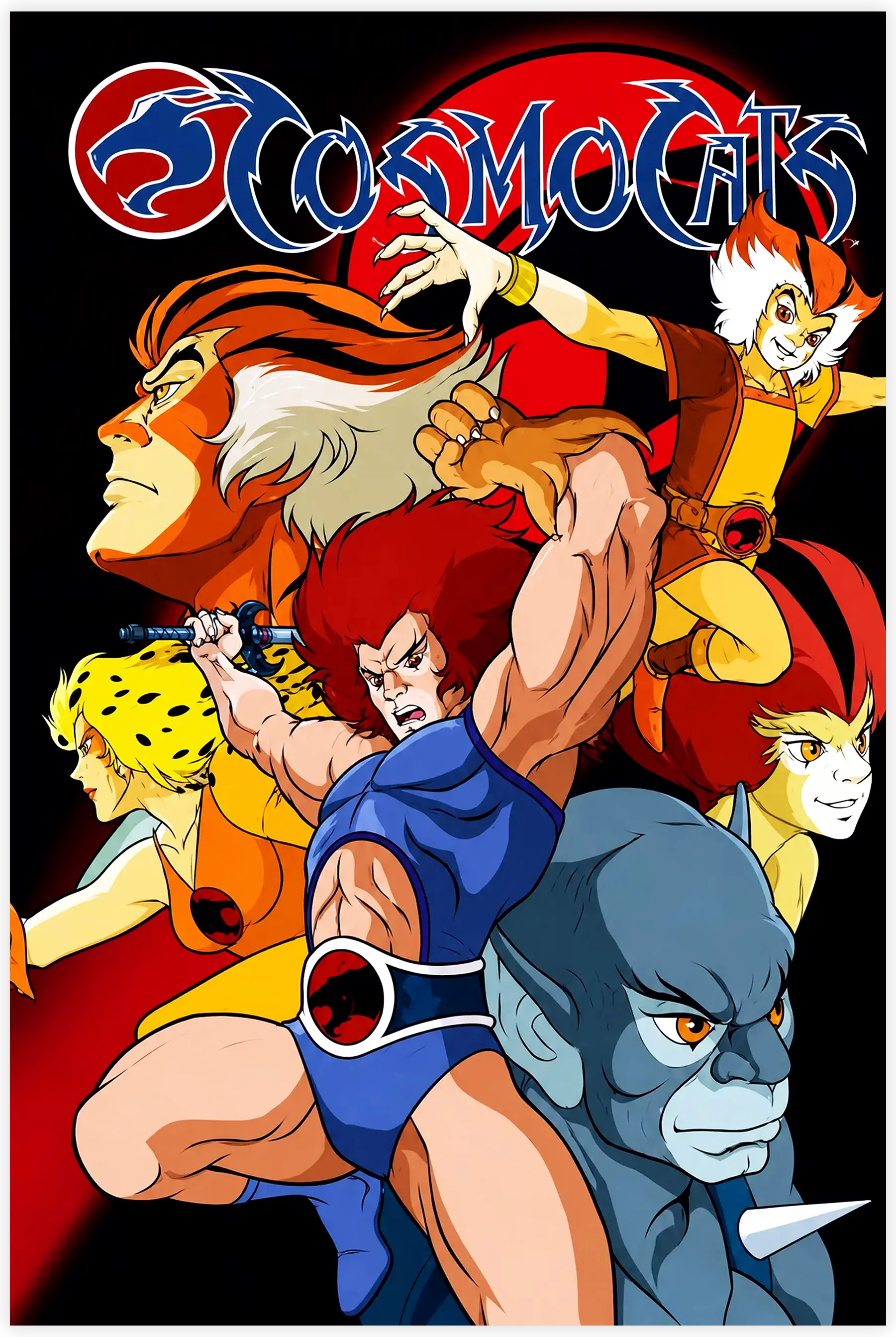 Tableau Cosmocats Les Héros