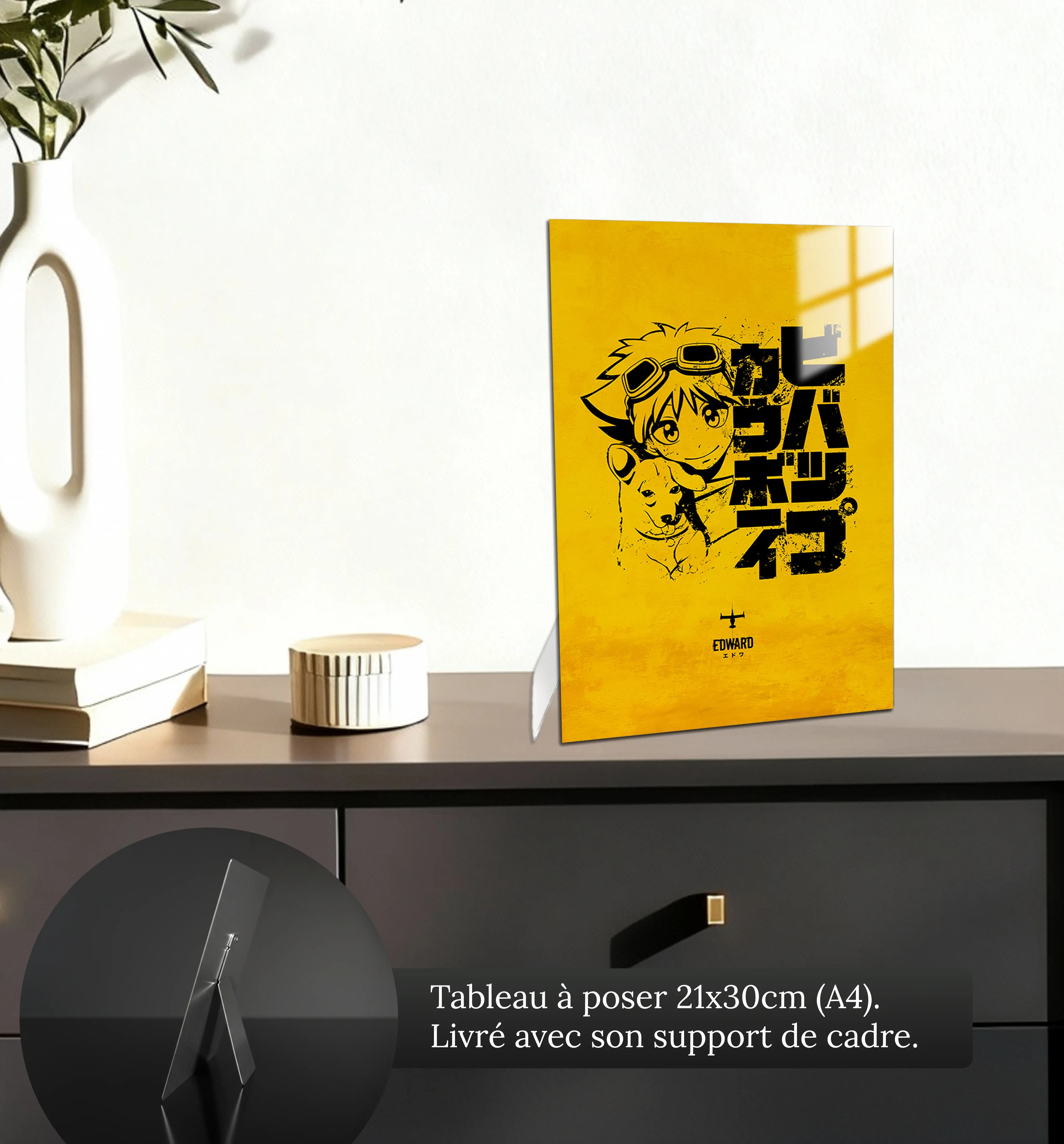 tableau-cowboy-bebop-ed-logo-petit-format-a-poser-sur-meuble | DreamWay