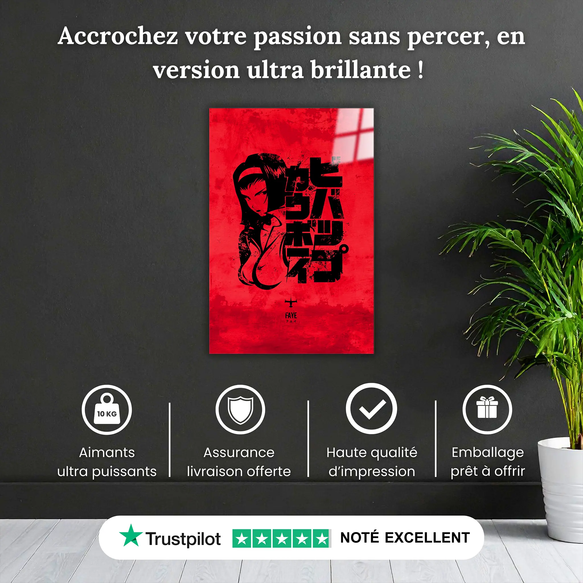 tableau-cowboy-bebop-faye-logo-pourquoi-acheter | DreamWay