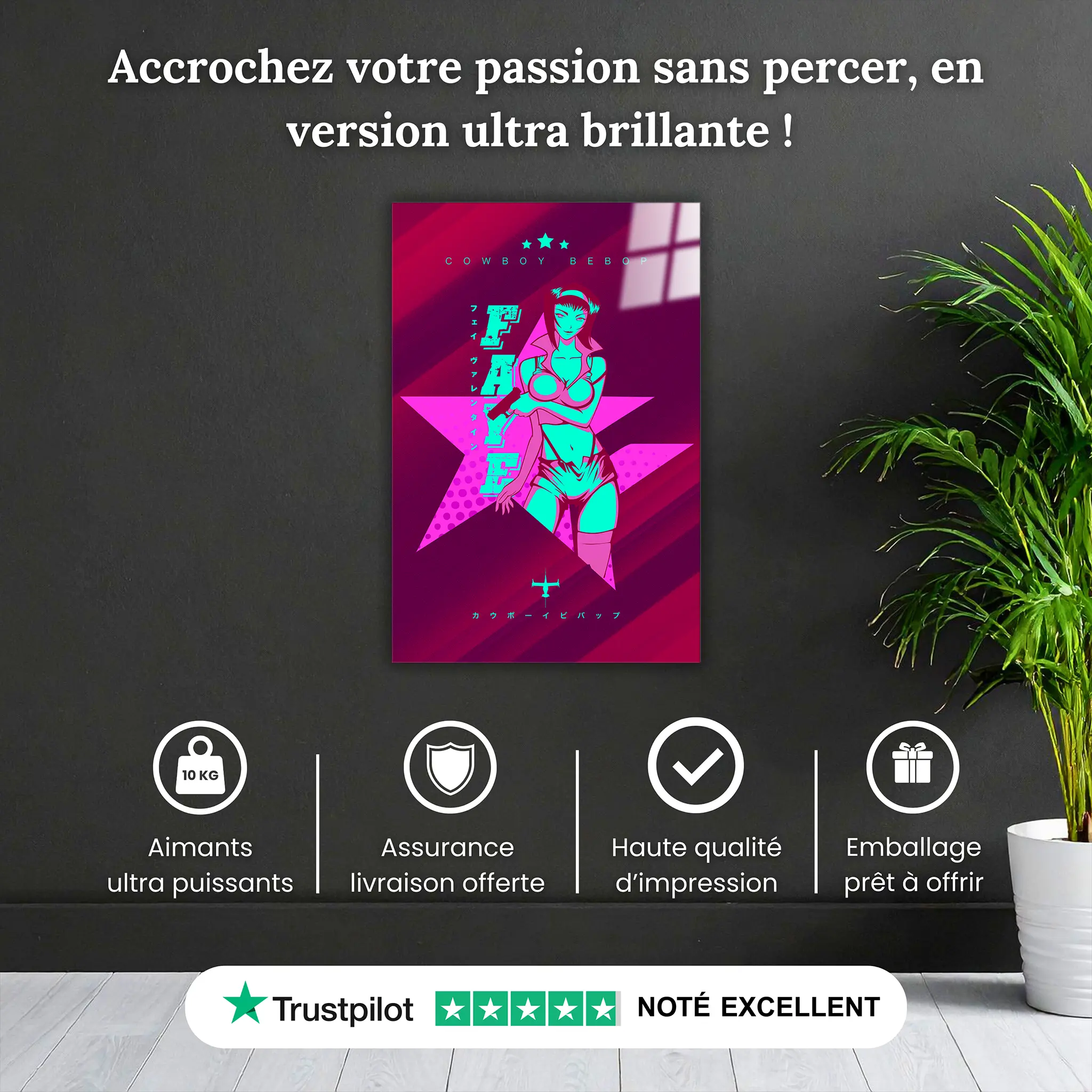 tableau-cowboy-bebop-faye-pourquoi-acheter | DreamWay