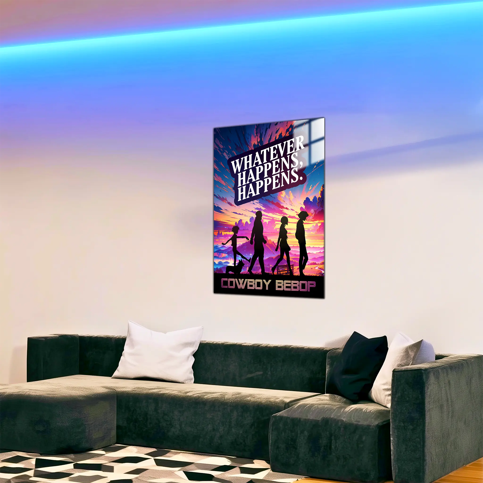 tableau-cowboy-bebop-quoi-quil-arrive-arrive-dans-le-salon | DreamWay