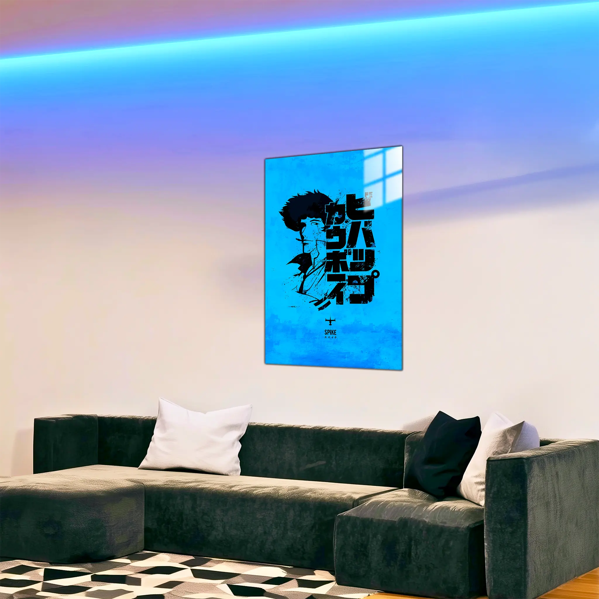 tableau-cowboy-bebop-spike-logo-dans-le-salon | DreamWay