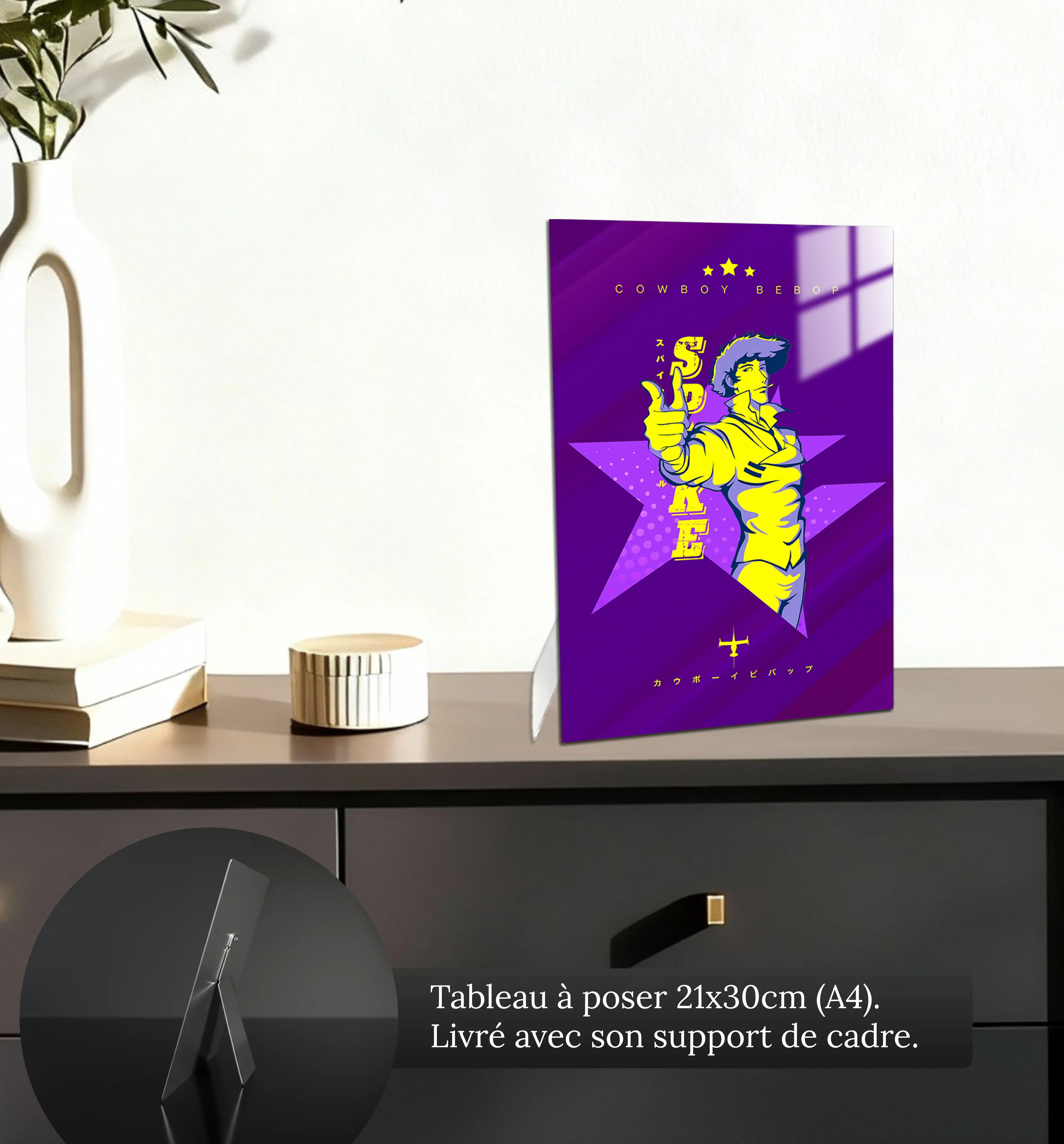 tableau-cowboy-bebop-spike-petit-format-a-poser-sur-meuble | DreamWay
