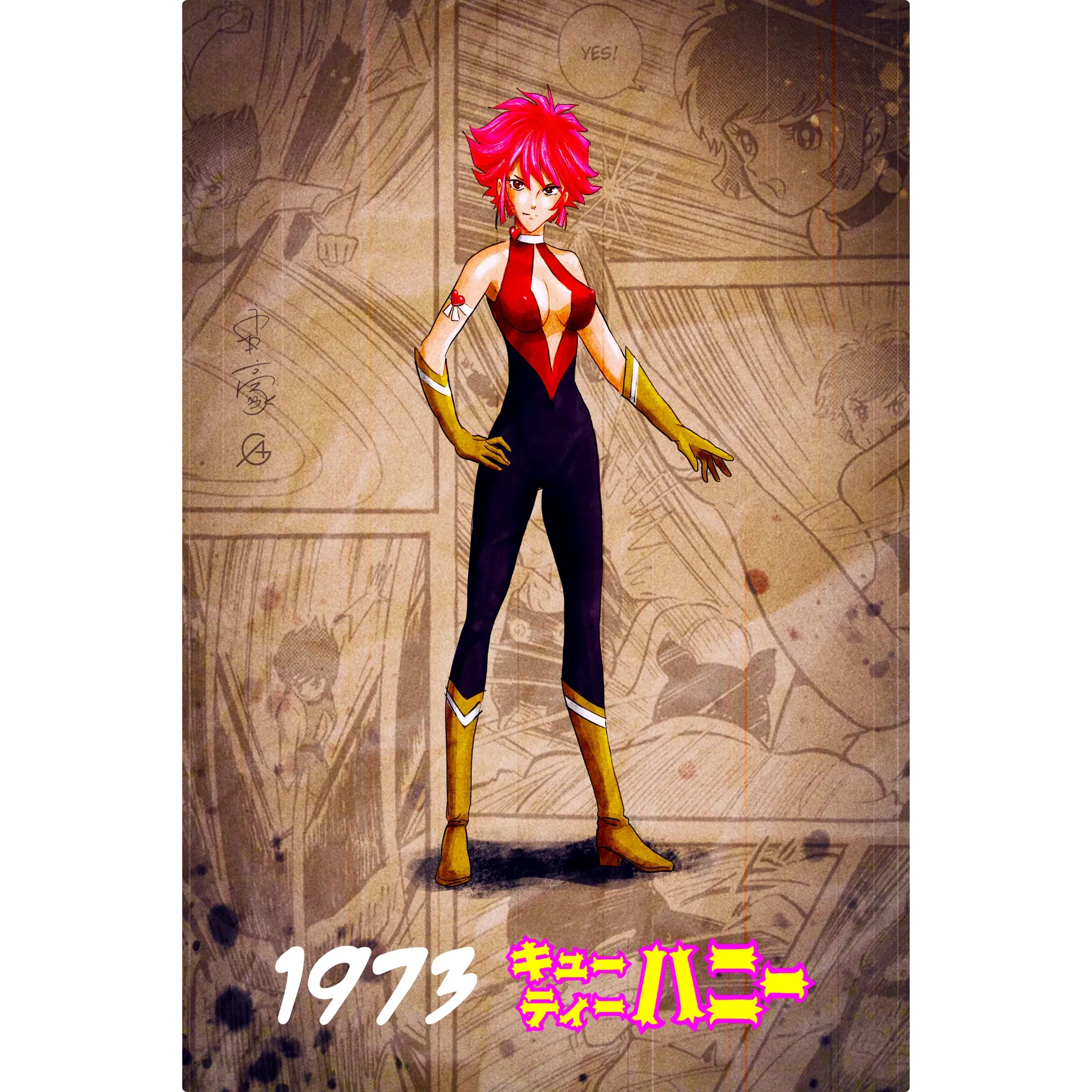 Tableau Cutie Honey 1973 BD