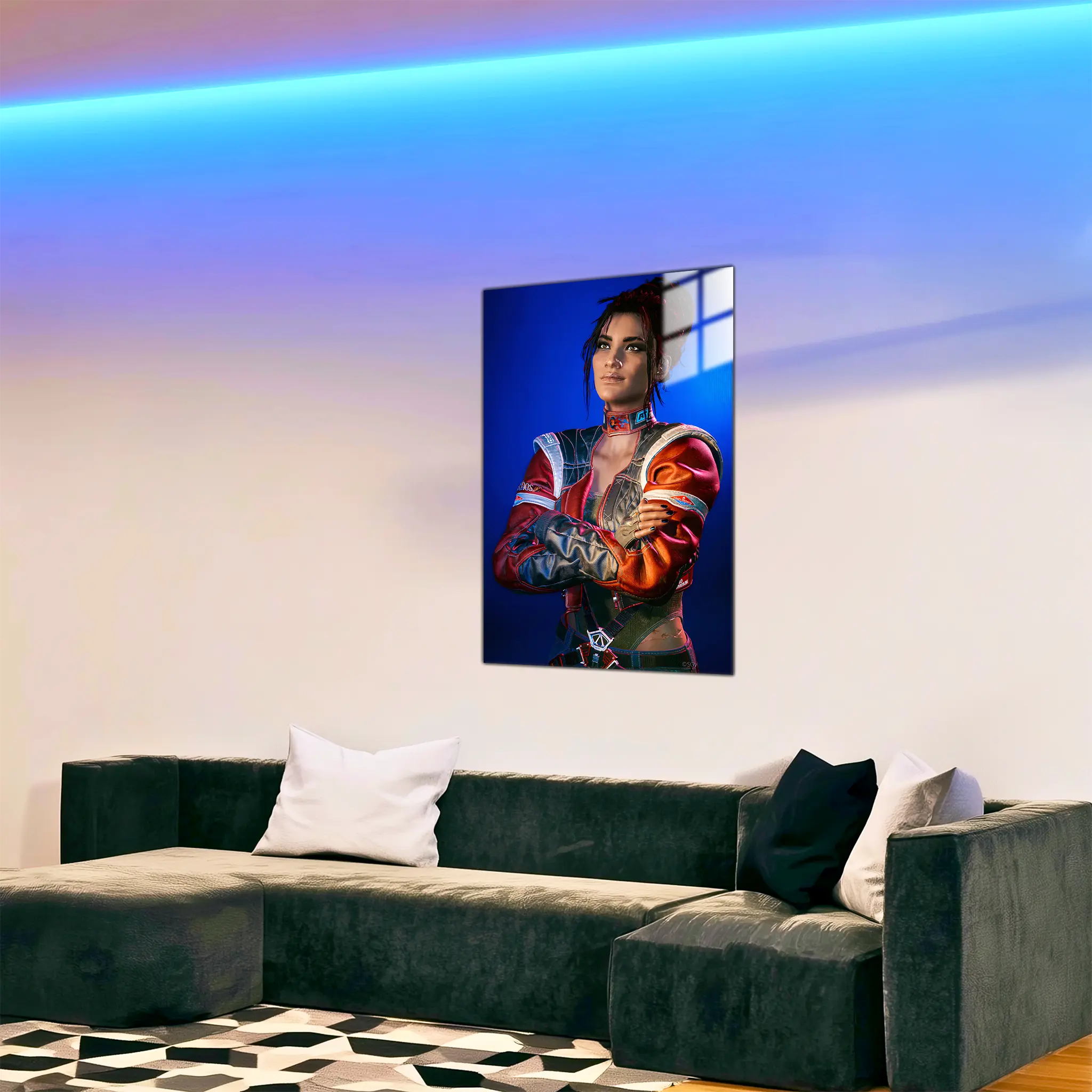 tableau-cyberpunk-2077-panam-dans-le-salon | DreamWay