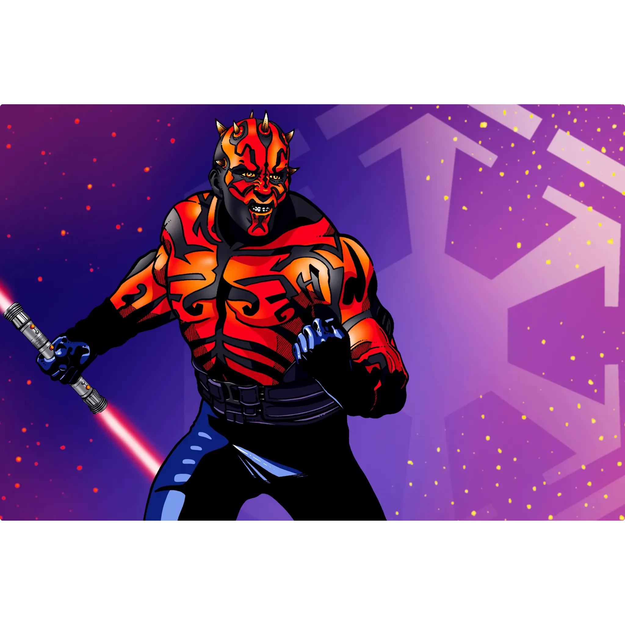 Tableau Dark Maul Portrait