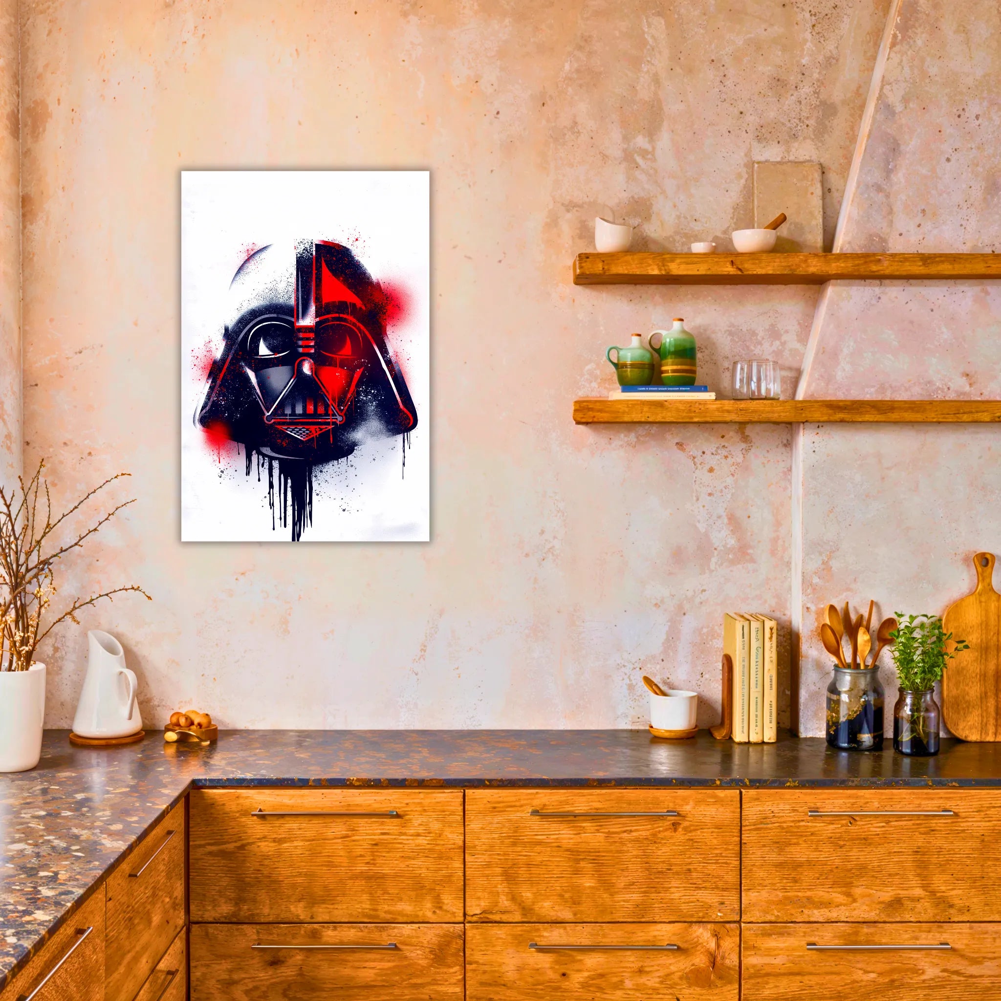 Tableau Dark Vador Casque