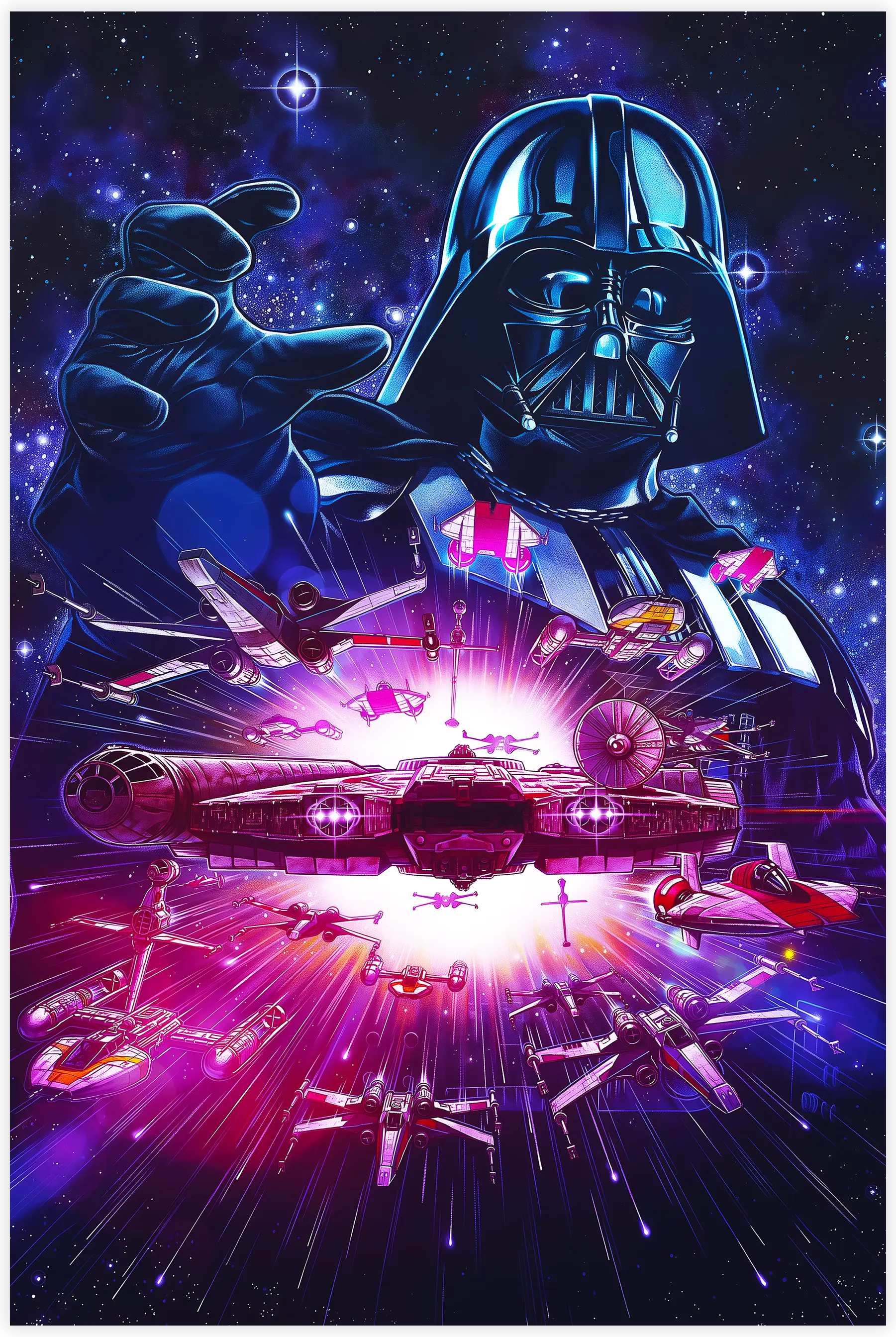 tableau-dark-vador-et-les-vaisseaux-de-l-espace | DreamWay