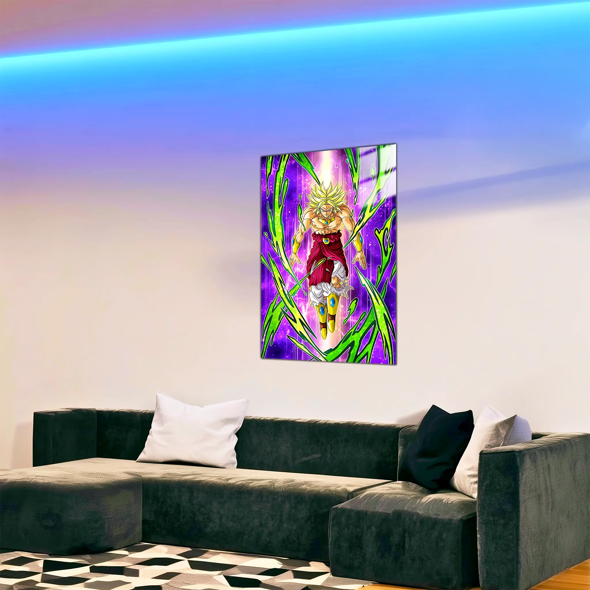 Tableau DBS Guerrier Saiyan Broly