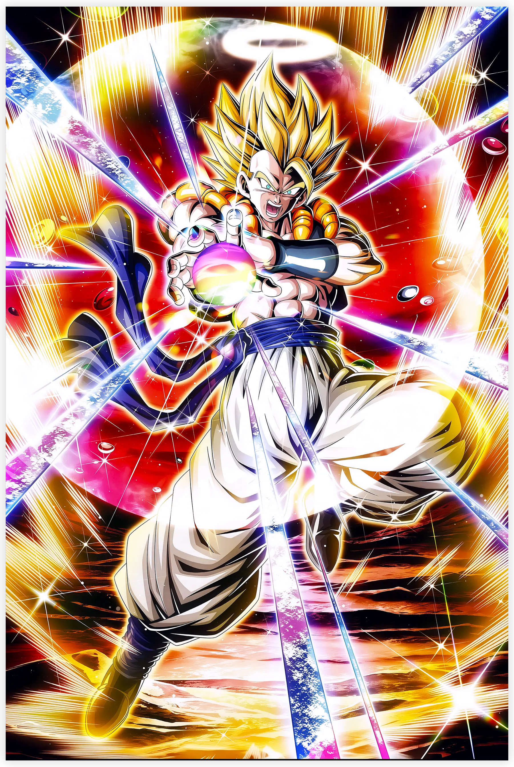 tableau-dbz-gogeta-attaque | DreamWay