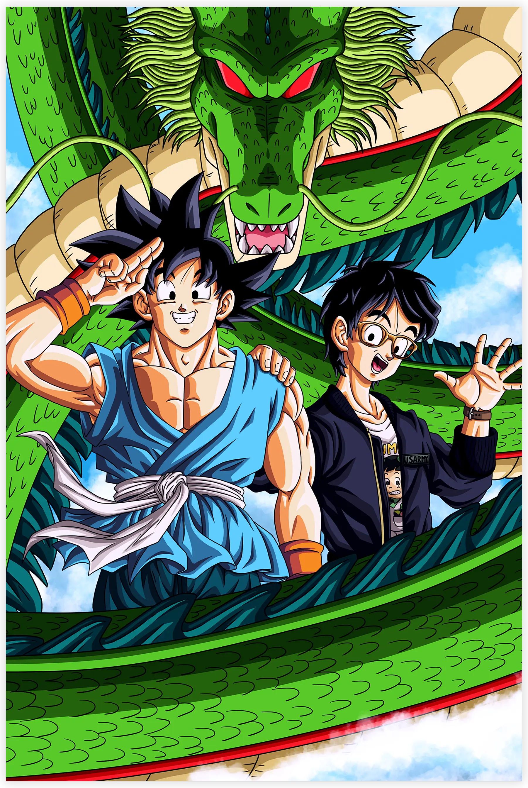 tableau-dbz-goku-et-toriyama | DreamWay